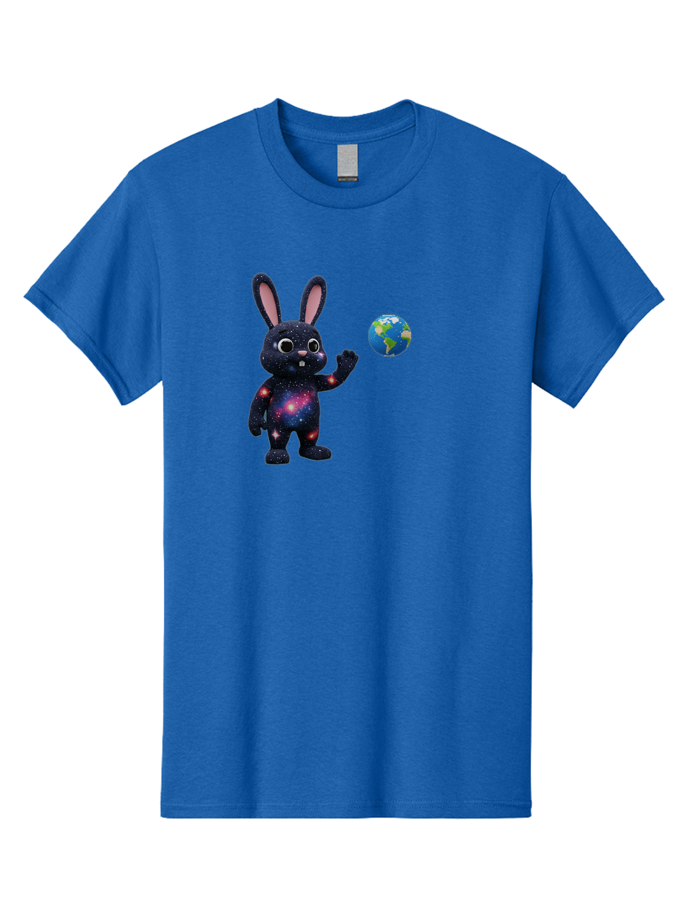 Galaxy-Bunny-2 Men'S Graphic Tee, 100% Cotton, Comfortable Casual Summer Wear, Machine Washable, Vintage Camera, Old Camera, Antique Camera, Black Camera, Classic Photography, Photography Equipment, Nostalgic Device, Film Camera, Camera Art Bai014
