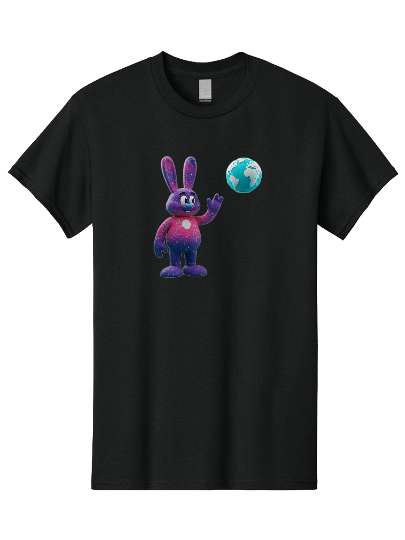 Galaxy-Bunny-5 Men'S Graphic Tee, 100% Cotton, Comfortable Casual Summer Wear, Machine Washable, Vintage Camera, Old Camera, Antique Camera, Black Camera, Classic Photography, Photography Equipment, Nostalgic Device, Film Camera, Camera Art Bai017
