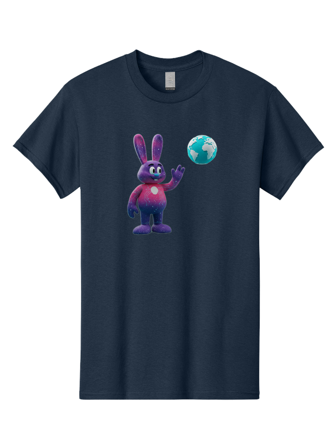 Galaxy-Bunny-5 Men'S Graphic Tee, 100% Cotton, Comfortable Casual Summer Wear, Machine Washable, Vintage Camera, Old Camera, Antique Camera, Black Camera, Classic Photography, Photography Equipment, Nostalgic Device, Film Camera, Camera Art Bai017