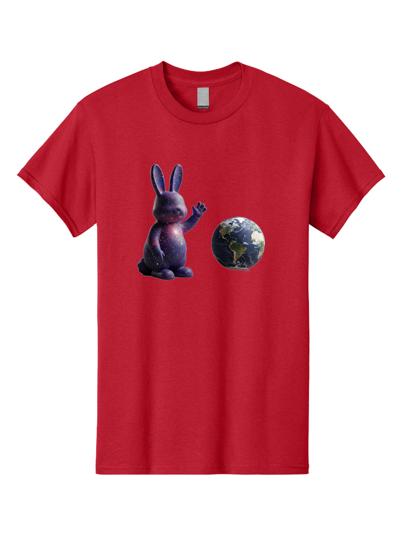 Galaxy-Bunny-6 Men'S Graphic Tee, 100% Cotton, Comfortable Casual Summer Wear, Machine Washable, Vintage Camera, Old Camera, Antique Camera, Black Camera, Classic Photography, Photography Equipment, Nostalgic Device, Film Camera, Camera Art Bai018