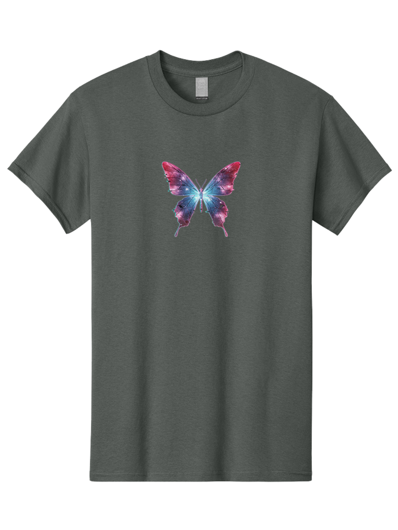 Galaxy-Butterfly Men'S Graphic Tee, 100% Cotton, Comfortable Casual Summer Wear, Machine Washable, Vintage Camera, Old Camera, Antique Camera, Black Camera, Classic Photography, Photography Equipment, Nostalgic Device, Film Camera, Camera Art Bai020