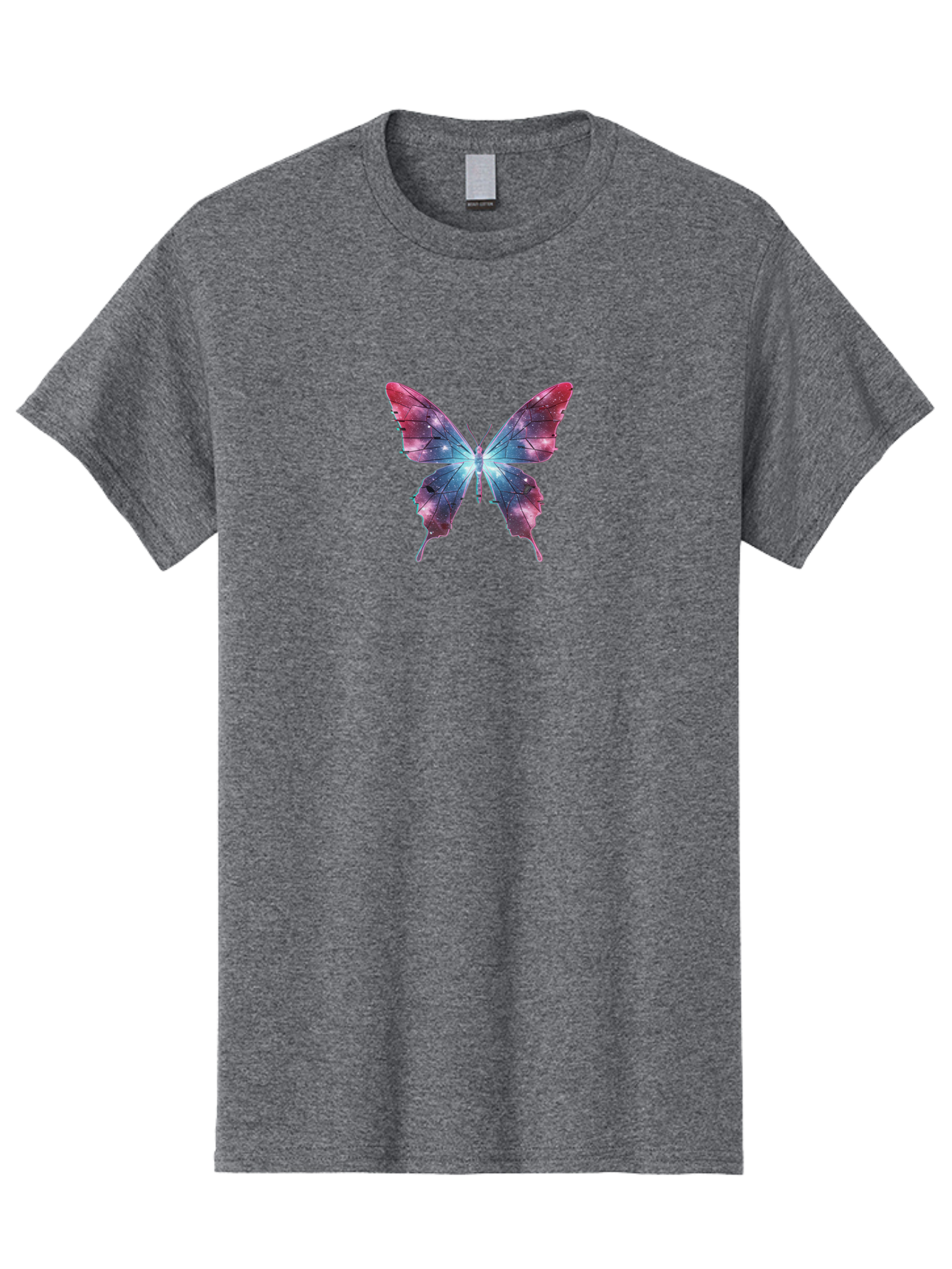 Galaxy-Butterfly Men'S Graphic Tee, 100% Cotton, Comfortable Casual Summer Wear, Machine Washable, Vintage Camera, Old Camera, Antique Camera, Black Camera, Classic Photography, Photography Equipment, Nostalgic Device, Film Camera, Camera Art Bai020