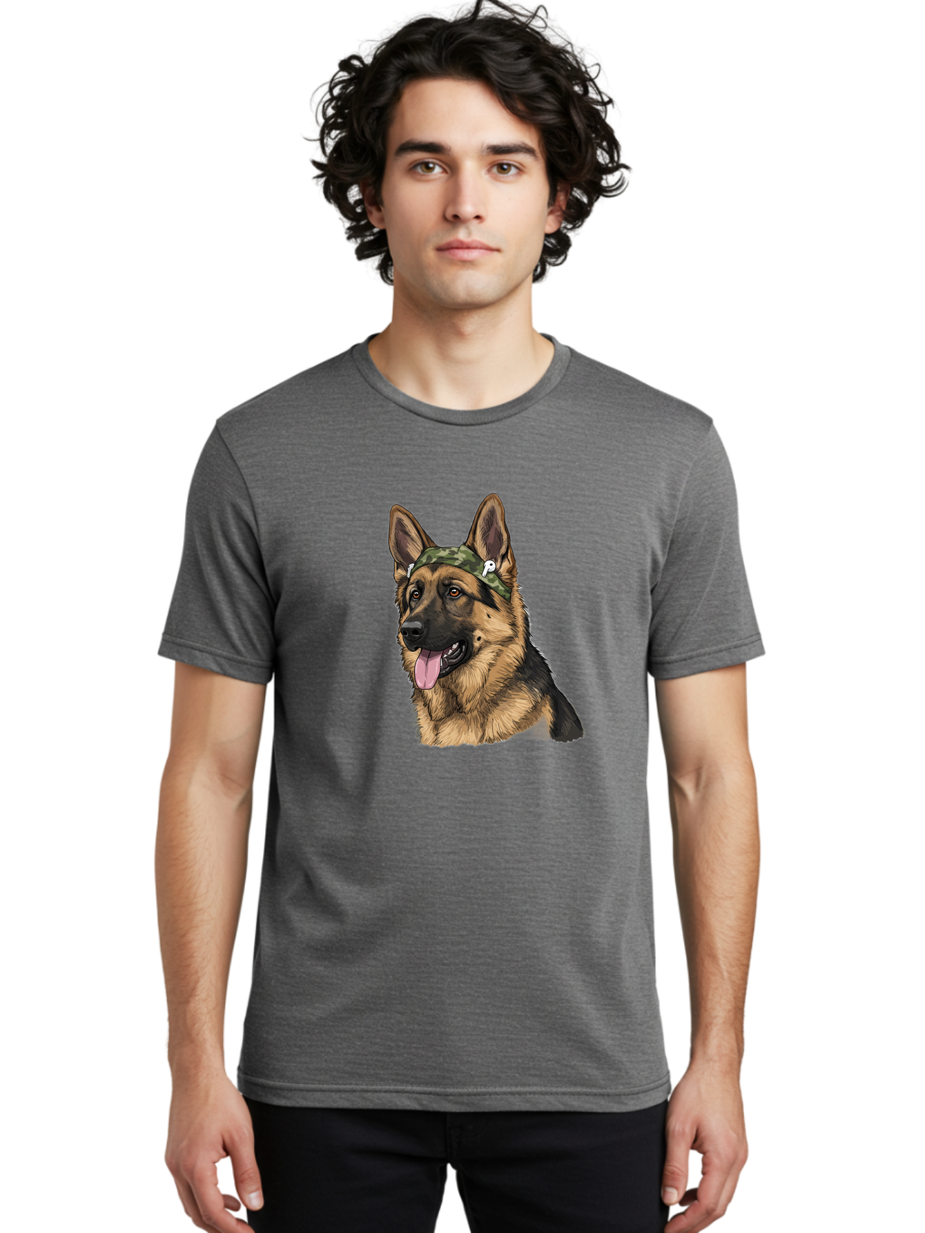 German-Shepherd Men'S Graphic Tee, 100% Cotton, Comfortable Casual Summer Wear, Machine Washable, Vintage Camera, Old Camera, Antique Camera, Black Camera, Classic Photography, Photography Equipment, Nostalgic Device, Film Camera, Camera Art Bai024