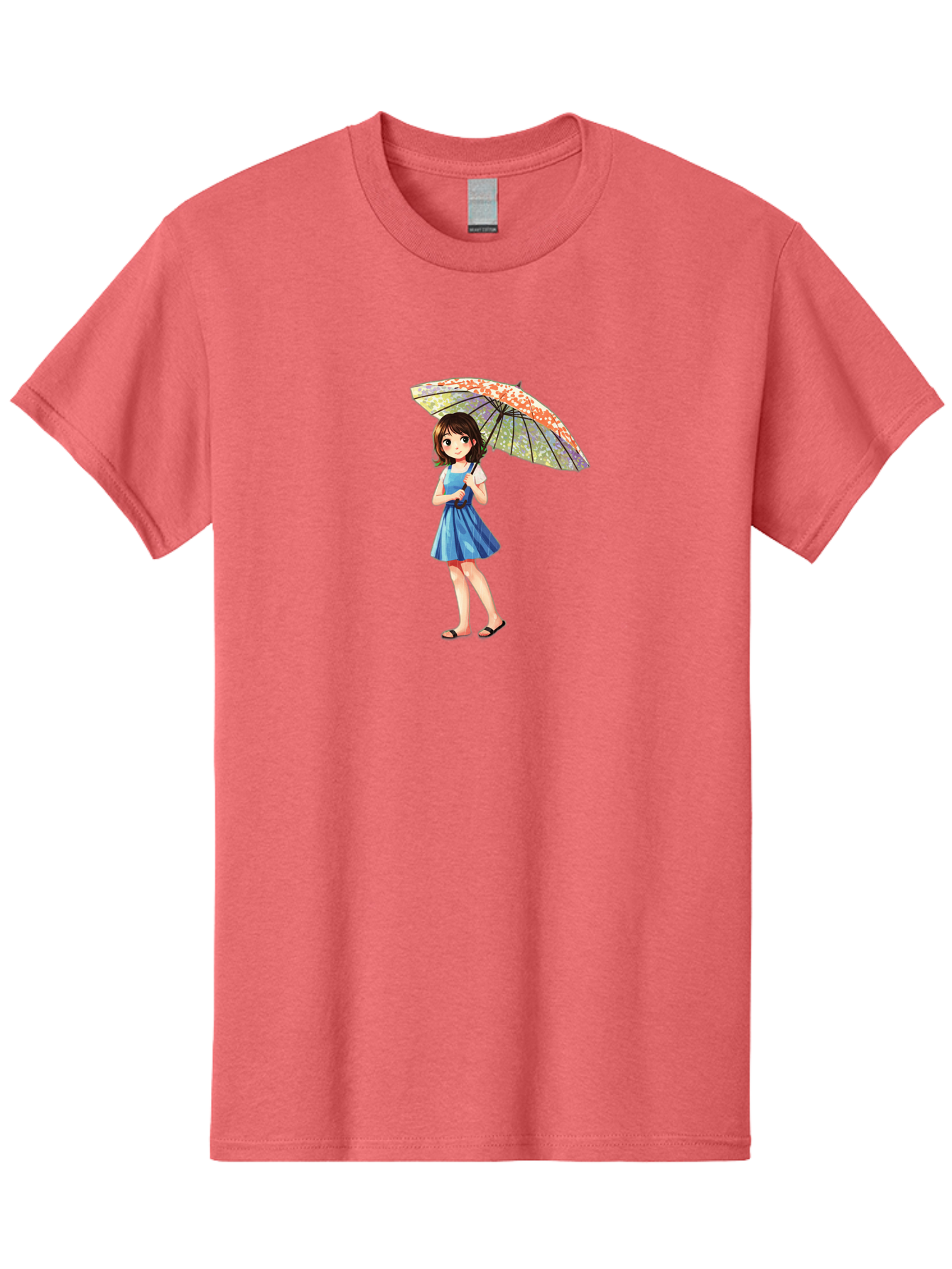 Girl-With-Parasol-5 Men'S Graphic Tee, 100% Cotton, Comfortable Casual Summer Wear, Machine Washable, Vintage Camera, Old Camera, Antique Camera, Black Camera, Classic Photography, Photography Equipment, Nostalgic Device, Film Camera, Bai034
