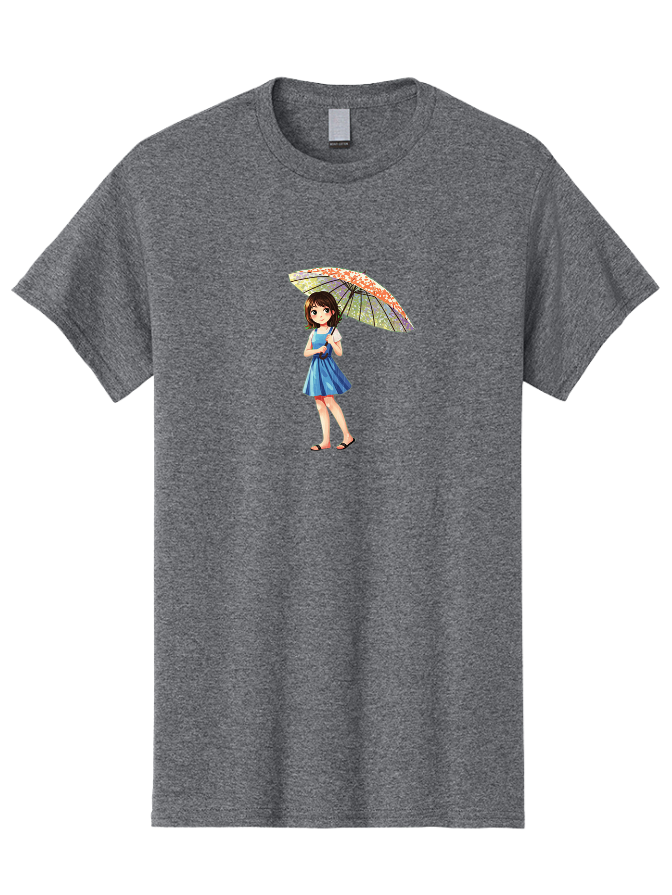 Girl-With-Parasol-5 Men'S Graphic Tee, 100% Cotton, Comfortable Casual Summer Wear, Machine Washable, Vintage Camera, Old Camera, Antique Camera, Black Camera, Classic Photography, Photography Equipment, Nostalgic Device, Film Camera, Bai034
