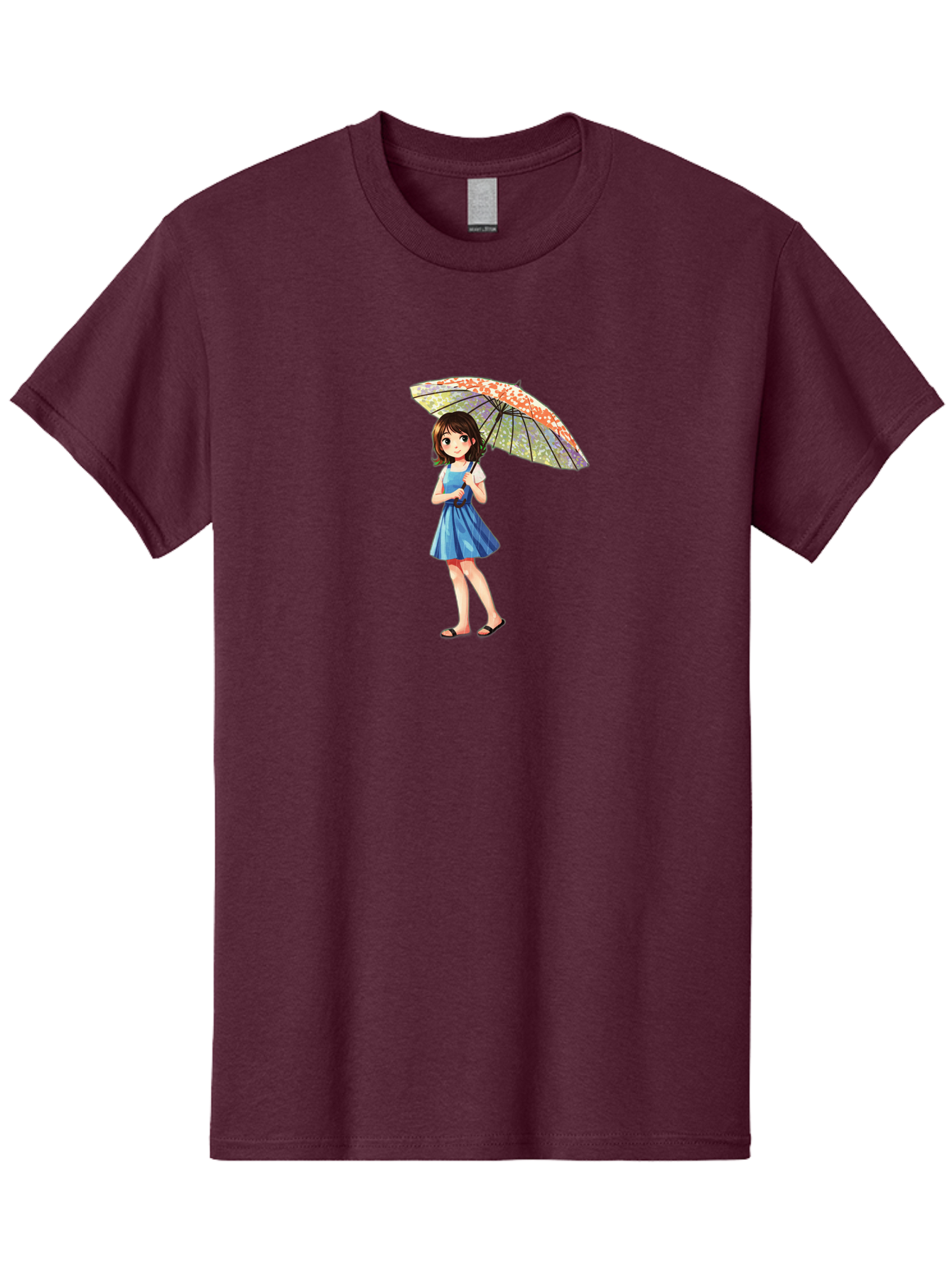 Girl-With-Parasol-5 Men'S Graphic Tee, 100% Cotton, Comfortable Casual Summer Wear, Machine Washable, Vintage Camera, Old Camera, Antique Camera, Black Camera, Classic Photography, Photography Equipment, Nostalgic Device, Film Camera, Bai034