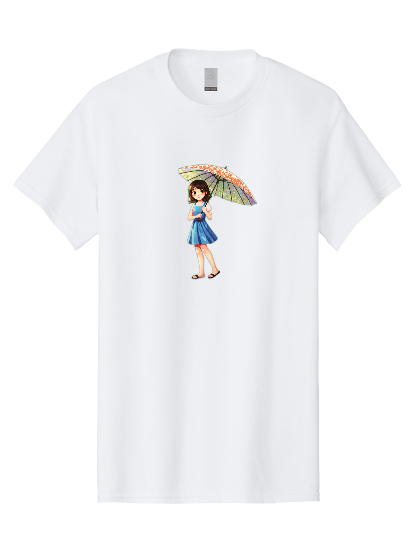 Girl-With-Parasol-5 Men'S Graphic Tee, 100% Cotton, Comfortable Casual Summer Wear, Machine Washable, Vintage Camera, Old Camera, Antique Camera, Black Camera, Classic Photography, Photography Equipment, Nostalgic Device, Film Camera, Bai034