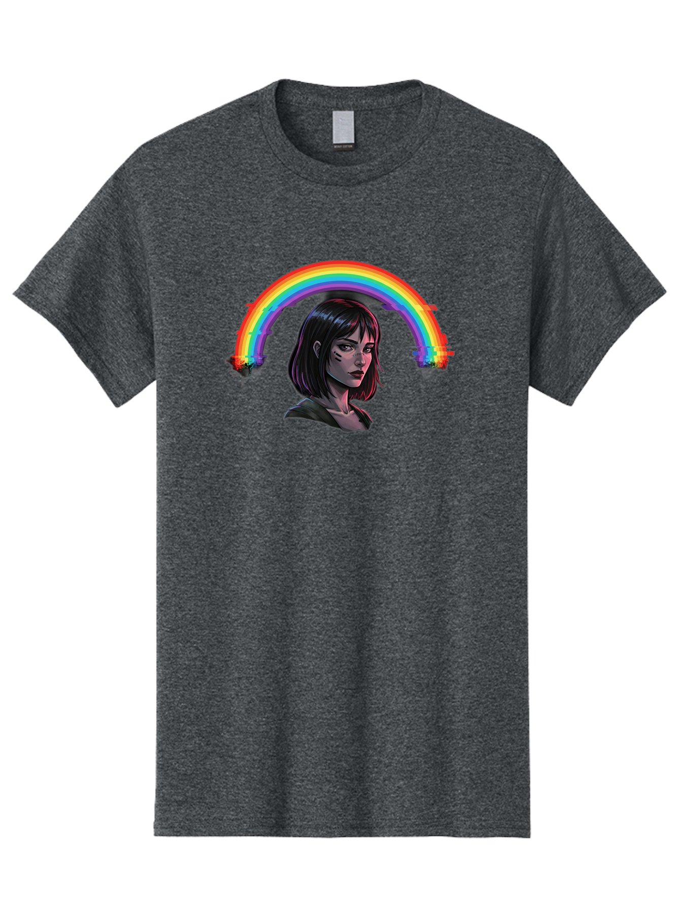 Girl-With-Rainbow Men'S Graphic Tee, 100% Cotton, Comfortable Casual Summer Wear, Machine Washable, Vintage Camera, Old Camera, Antique Camera, Black Camera, Classic Photography, Photography Equipment, Nostalgic Device, Film Camera, Camera Art Bai036