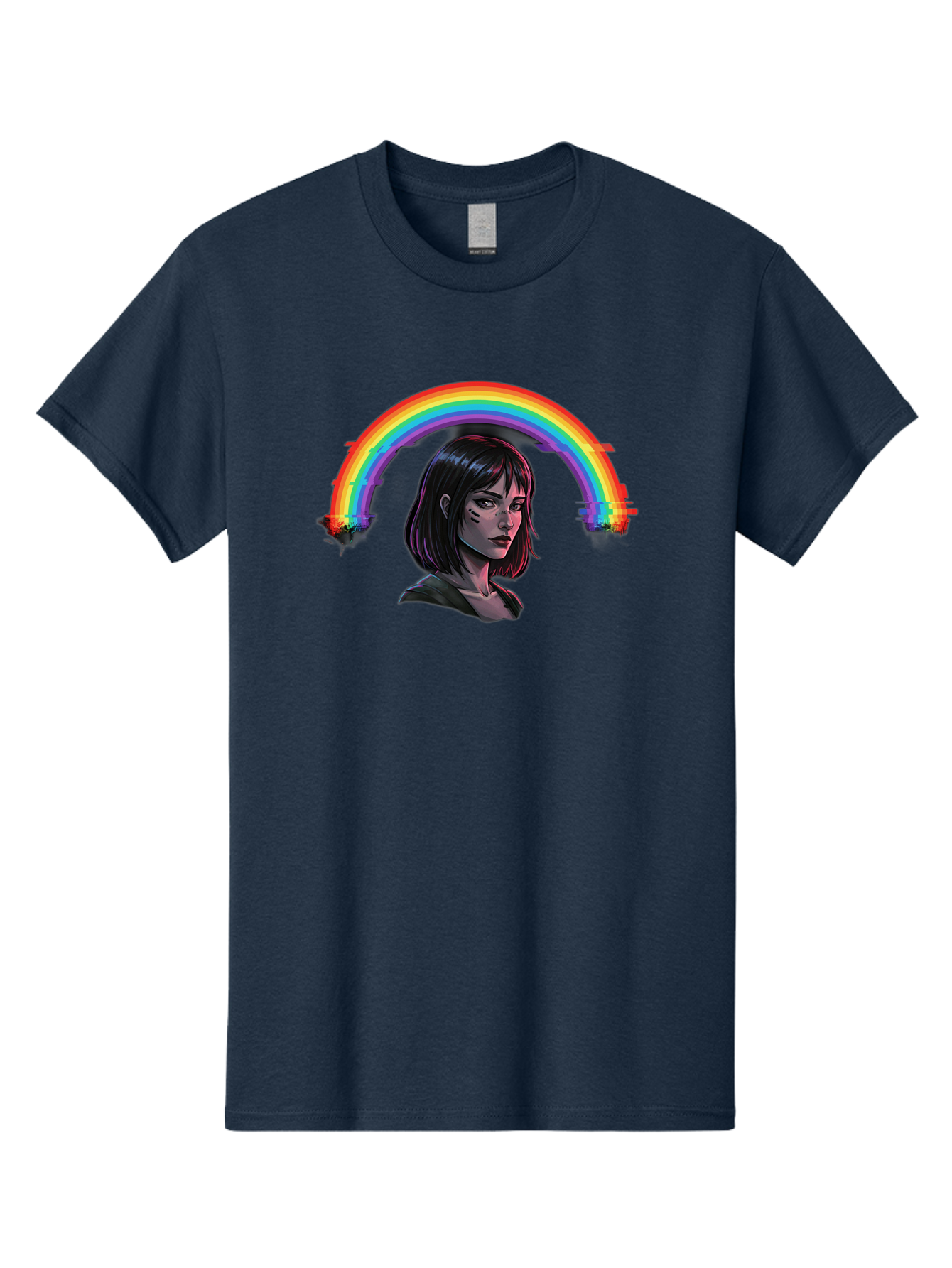 Girl-With-Rainbow Men'S Graphic Tee, 100% Cotton, Comfortable Casual Summer Wear, Machine Washable, Vintage Camera, Old Camera, Antique Camera, Black Camera, Classic Photography, Photography Equipment, Nostalgic Device, Film Camera, Camera Art Bai036