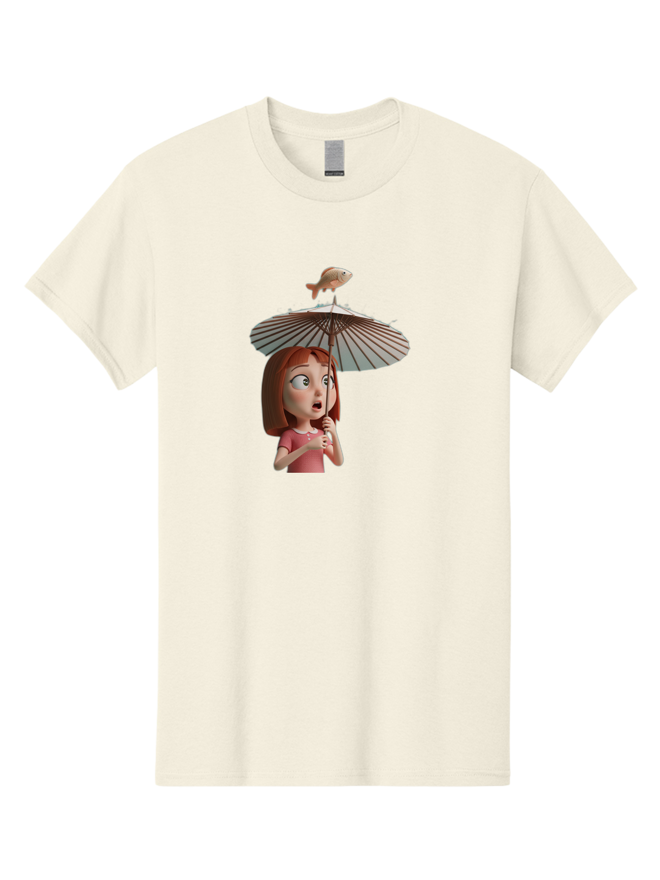 Girl-With-Umbrella-And-Fish Men'S Graphic Tee, 100% Cotton, Comfortable Casual Summer Wear, Machine Washable, Vintage Camera, Old Camera, Antique Camera, Black Camera, Classic Photography, Photography Equipment, Nostalgic Device, Film Camera, Bai039