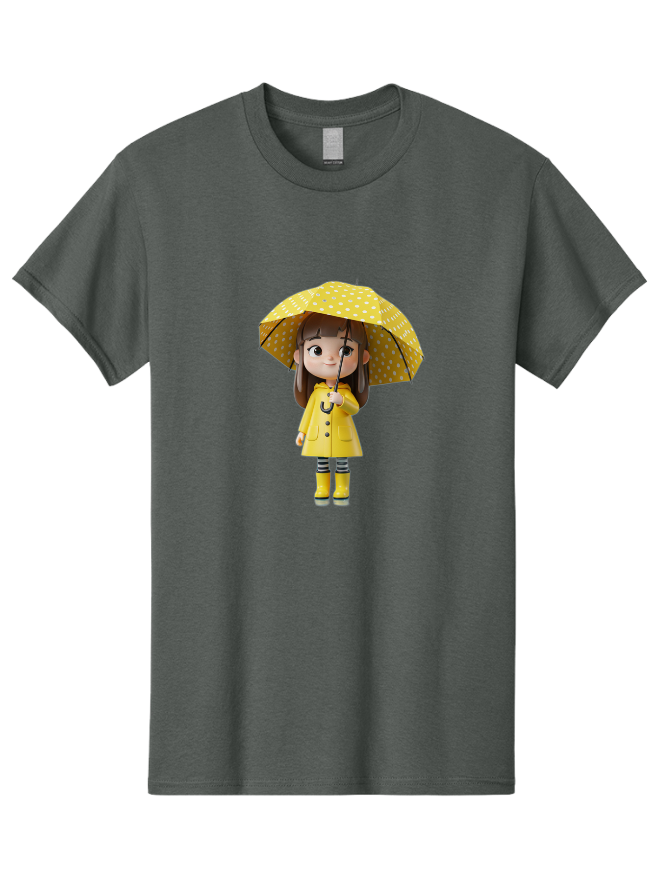 Girl-With-Yellow-Raincoat-And-Umbrella Men'S Graphic Tee, 100% Cotton, Comfortable Casual Summer Wear, Machine Washable, Vintage Camera, Old Camera, Antique Camera, Black Camera, Classic Photography, Photography Equipment, Nostalgic Device, Bai041
