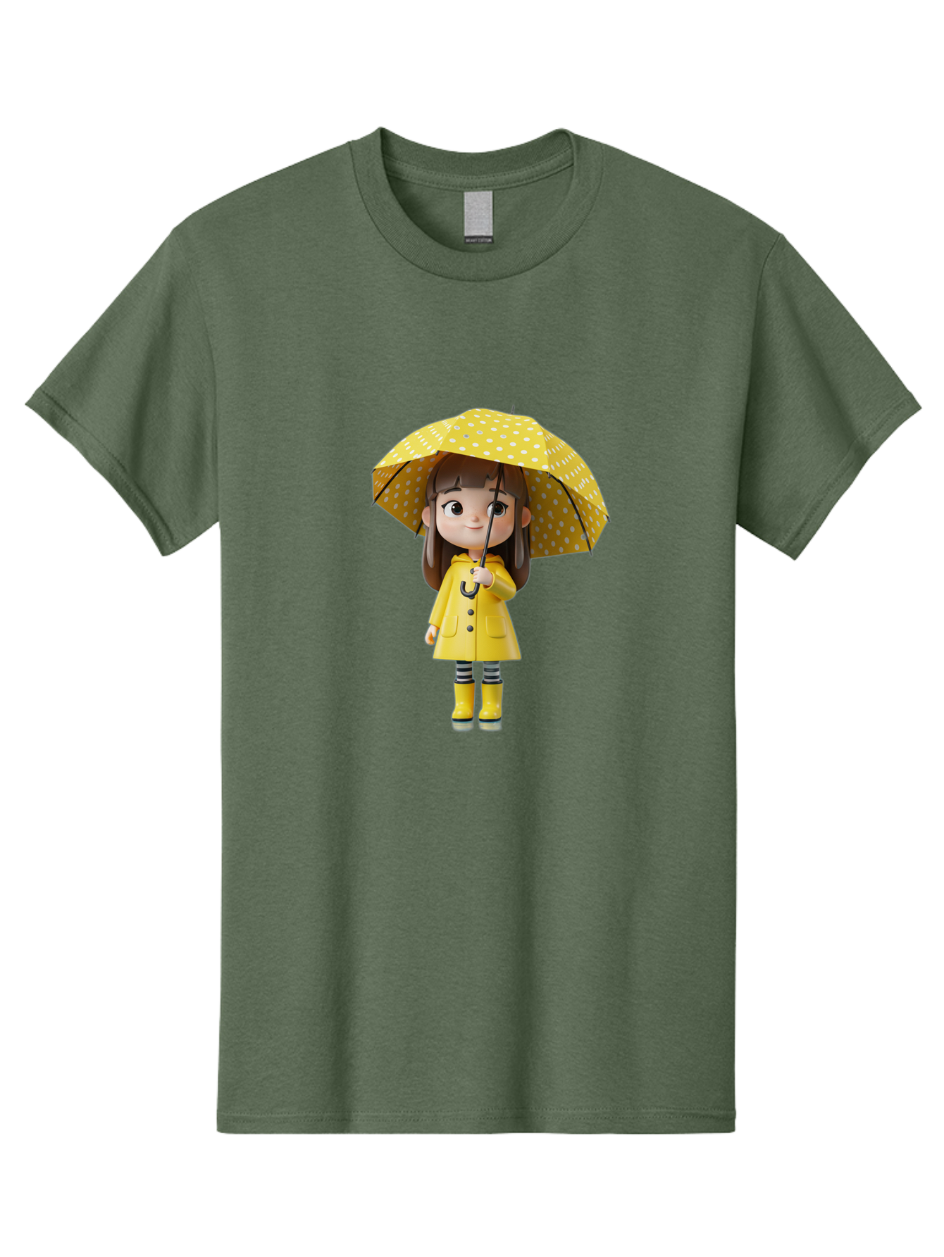 Girl-With-Yellow-Raincoat-And-Umbrella Men'S Graphic Tee, 100% Cotton, Comfortable Casual Summer Wear, Machine Washable, Vintage Camera, Old Camera, Antique Camera, Black Camera, Classic Photography, Photography Equipment, Nostalgic Device, Bai041
