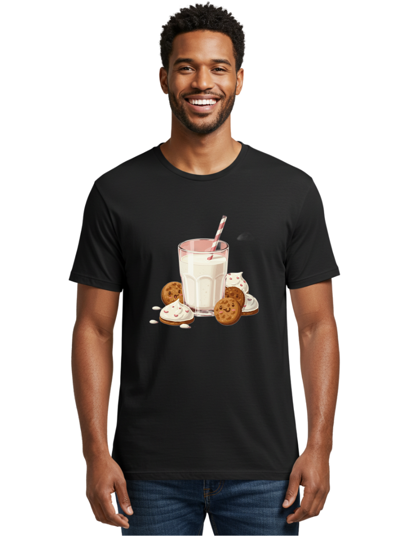 Glass-Of-Milk-With-Cookies Men'S Graphic Tee, 100% Cotton, Comfortable Casual Summer Wear, Machine Washable, Vintage Camera, Old Camera, Antique Camera, Black Camera, Classic Photography, Photography Equipment, Nostalgic Device, Film Camera, Bai042