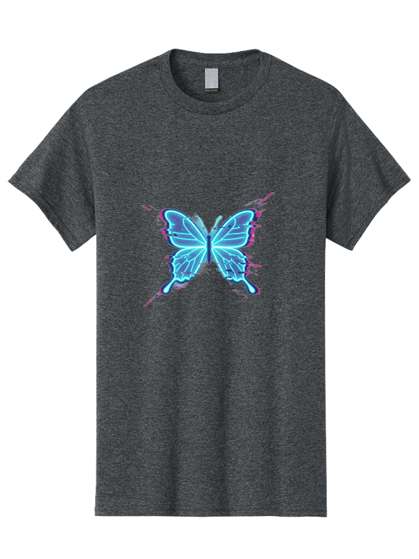 Glowing-Butterfly-1 Men'S Graphic Tee, 100% Cotton, Comfortable Casual Summer Wear, Machine Washable, Vintage Camera, Old Camera, Antique Camera, Black Camera, Classic Photography, Photography Equipment, Nostalgic Device, Film Camera, Bai046