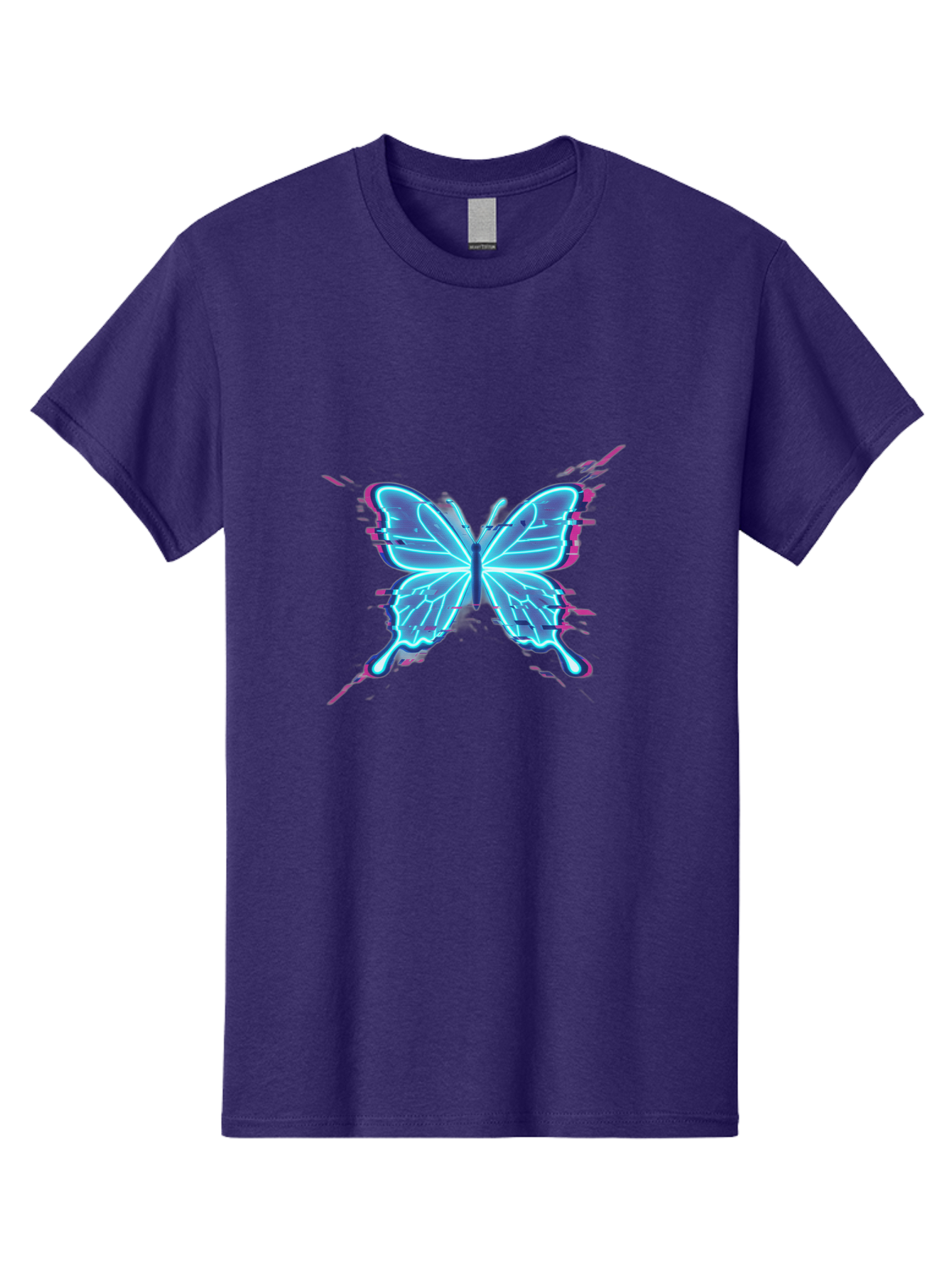 Glowing-Butterfly-1 Men'S Graphic Tee, 100% Cotton, Comfortable Casual Summer Wear, Machine Washable, Vintage Camera, Old Camera, Antique Camera, Black Camera, Classic Photography, Photography Equipment, Nostalgic Device, Film Camera, Bai046