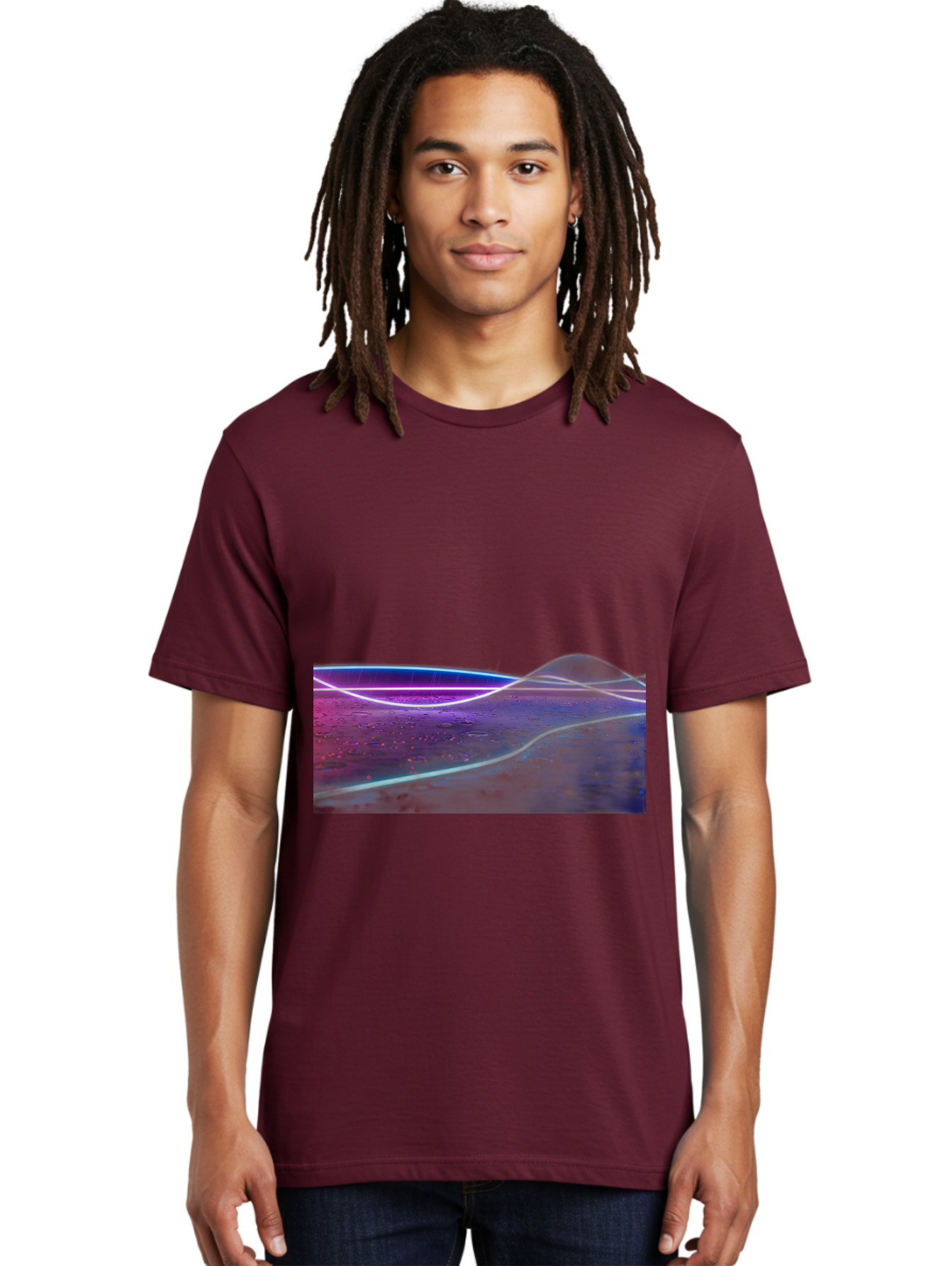 Glowing-Landscape Men'S Graphic Tee, 100% Cotton, Comfortable Casual Summer Wear, Machine Washable, Vintage Camera, Old Camera, Antique Camera, Black Camera, Classic Photography, Photography Equipment, Nostalgic Device, Film Camera, Camera Art Bai051