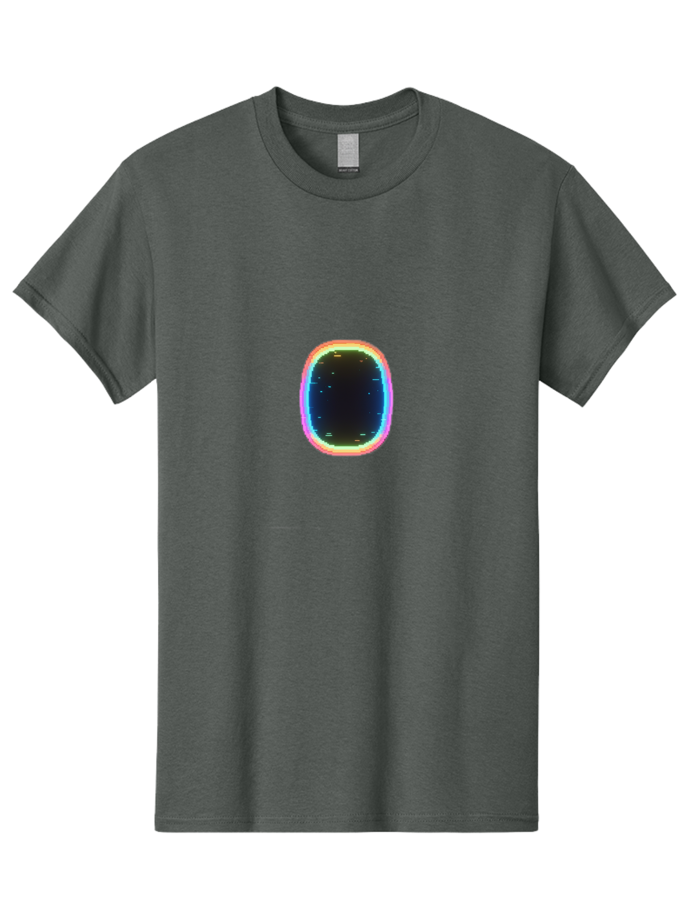 Glowing-Oval-1 Men'S Graphic Tee, 100% Cotton, Comfortable Casual Summer Wear, Machine Washable, Vintage Camera, Old Camera, Antique Camera, Black Camera, Classic Photography, Photography Equipment, Nostalgic Device, Film Camera, Camera Art Bai052