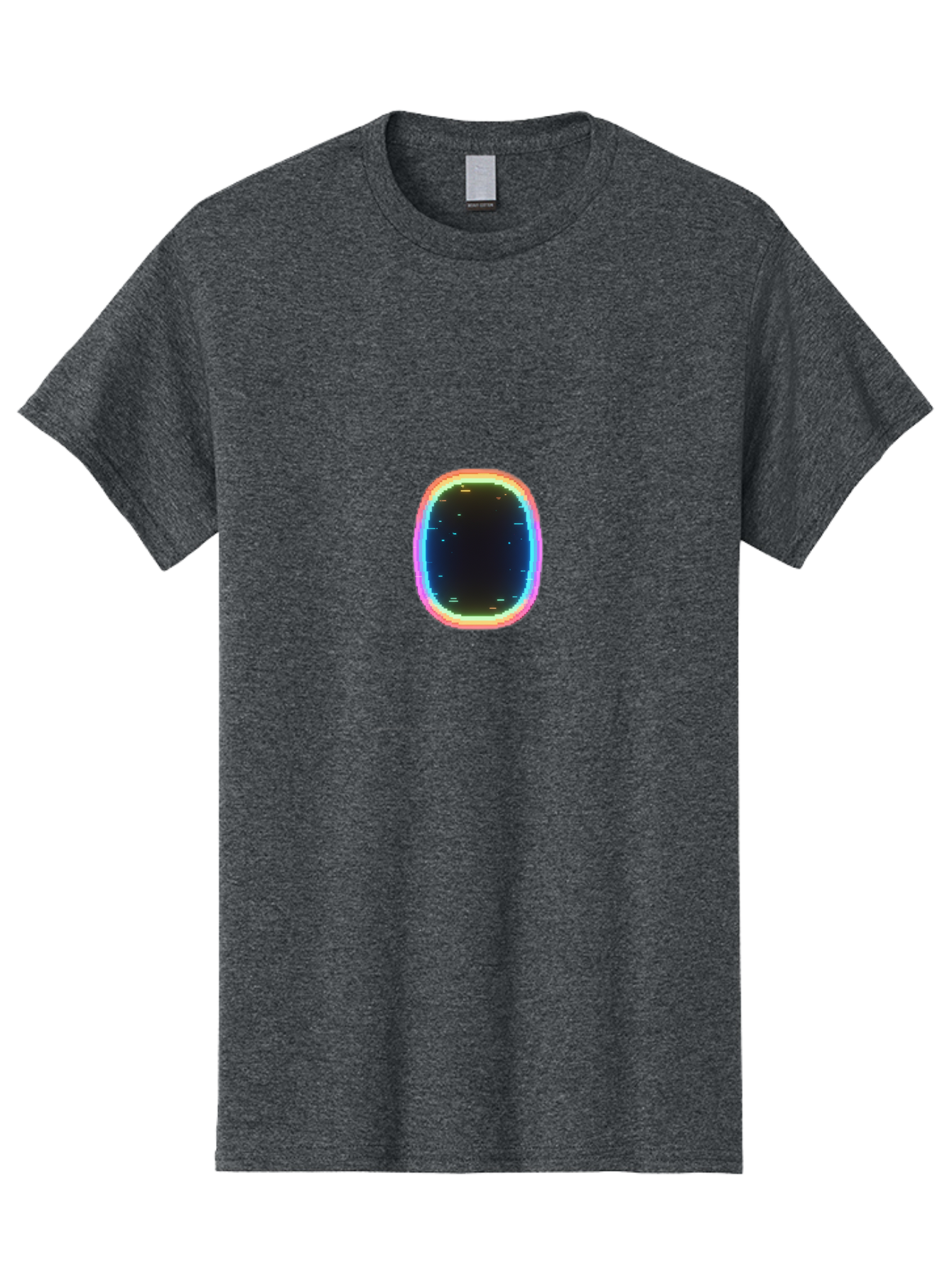 Glowing-Oval-1 Men'S Graphic Tee, 100% Cotton, Comfortable Casual Summer Wear, Machine Washable, Vintage Camera, Old Camera, Antique Camera, Black Camera, Classic Photography, Photography Equipment, Nostalgic Device, Film Camera, Camera Art Bai052