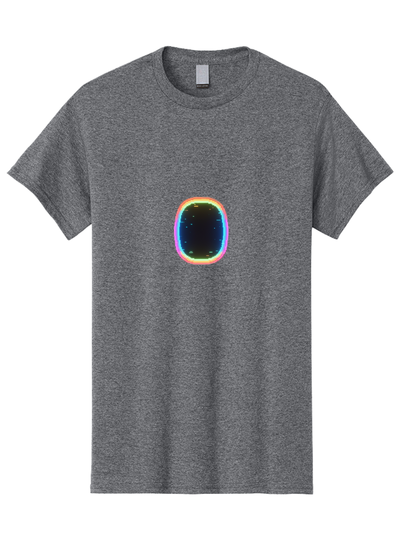Glowing-Oval-1 Men'S Graphic Tee, 100% Cotton, Comfortable Casual Summer Wear, Machine Washable, Vintage Camera, Old Camera, Antique Camera, Black Camera, Classic Photography, Photography Equipment, Nostalgic Device, Film Camera, Camera Art Bai052