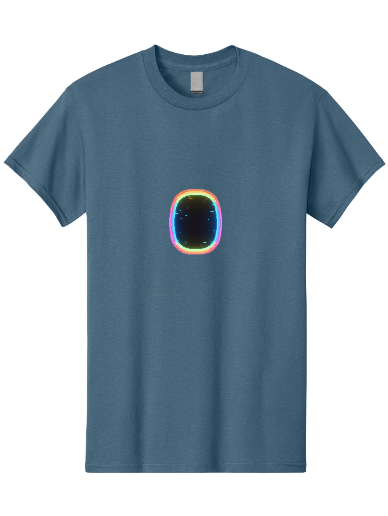 Glowing-Oval-1 Men'S Graphic Tee, 100% Cotton, Comfortable Casual Summer Wear, Machine Washable, Vintage Camera, Old Camera, Antique Camera, Black Camera, Classic Photography, Photography Equipment, Nostalgic Device, Film Camera, Camera Art Bai052