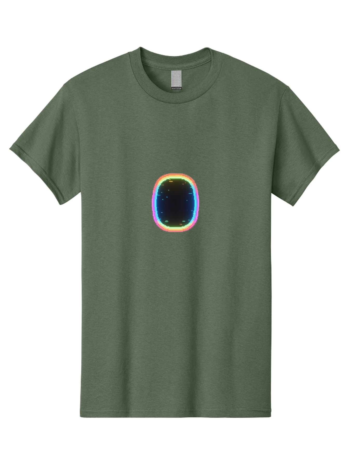 Glowing-Oval-1 Men'S Graphic Tee, 100% Cotton, Comfortable Casual Summer Wear, Machine Washable, Vintage Camera, Old Camera, Antique Camera, Black Camera, Classic Photography, Photography Equipment, Nostalgic Device, Film Camera, Camera Art Bai052