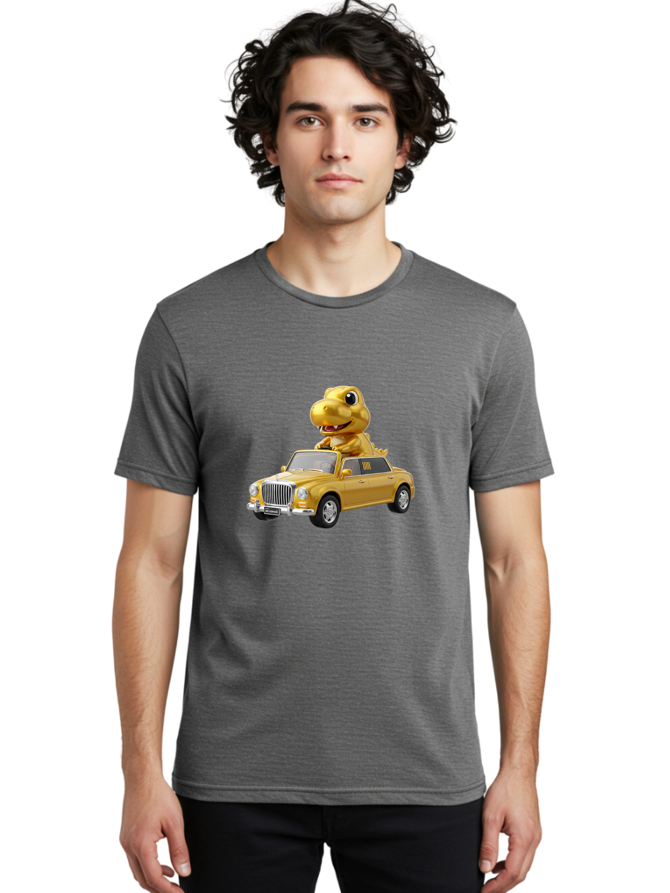 Gold-Dinosaur-Taxi Men'S Graphic Tee, 100% Cotton, Comfortable Casual Summer Wear, Machine Washable, Vintage Camera, Old Camera, Antique Camera, Black Camera, Classic Photography, Photography Equipment, Nostalgic Device, Film Camera, Bai056