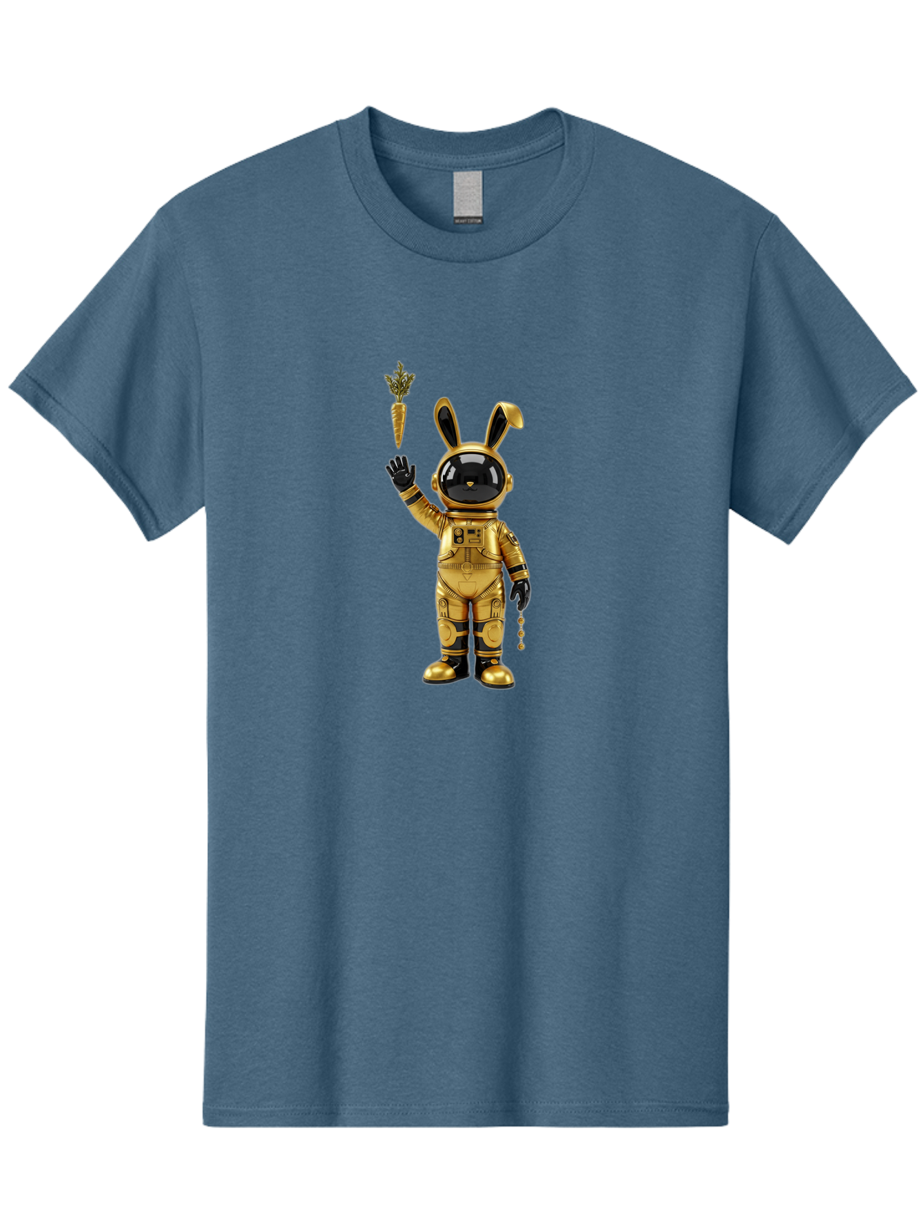 Gold-Space-Bunny Men'S Graphic Tee, 100% Cotton, Comfortable Casual Summer Wear, Machine Washable, Vintage Camera, Old Camera, Antique Camera, Black Camera, Classic Photography, Photography Equipment, Nostalgic Device, Film Camera, Camera Art Bai058