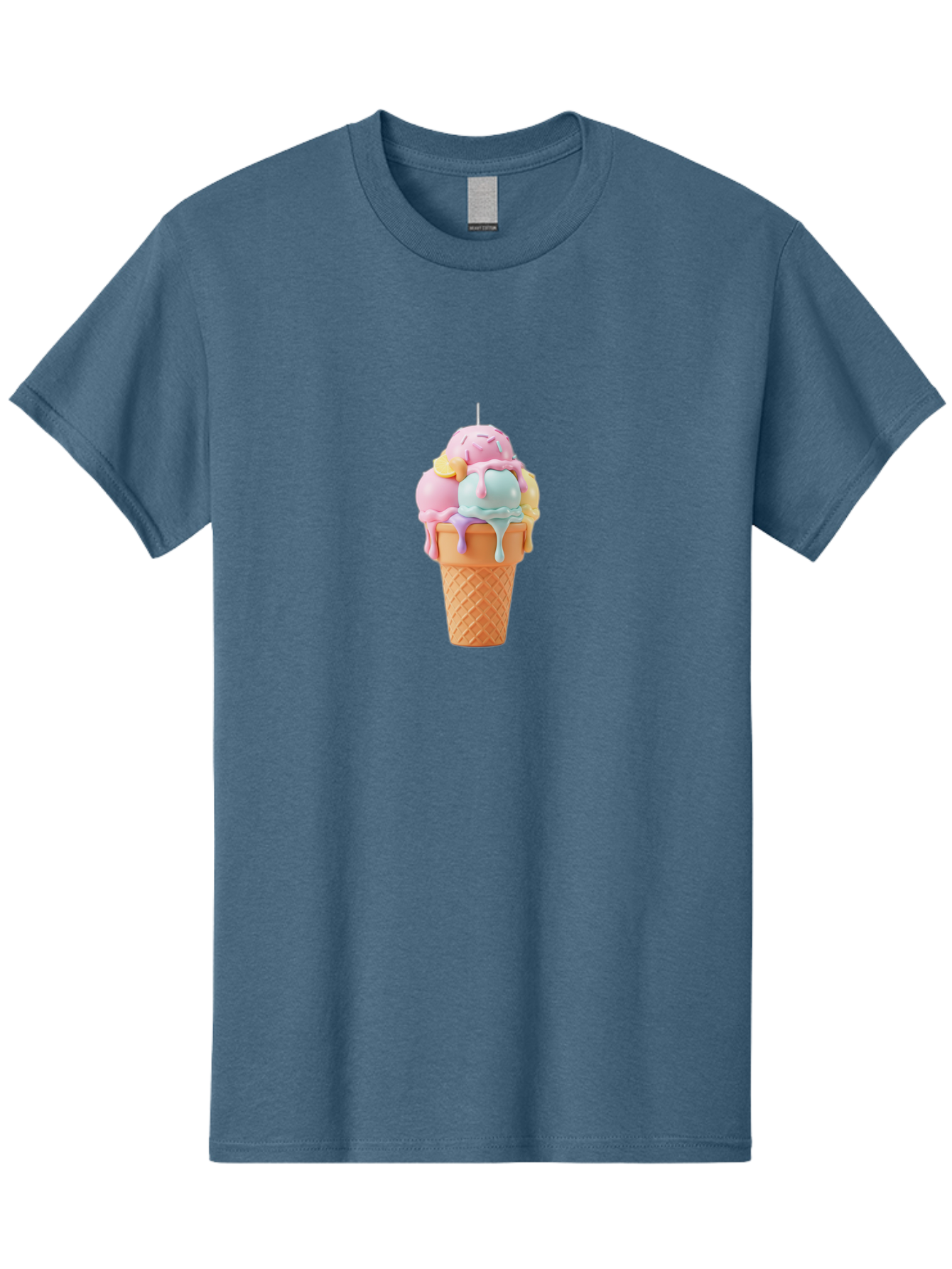 Ice-Cream-Cone Men'S Graphic Tee, 100% Cotton, Comfortable Casual Summer Wear, Machine Washable, Vintage Camera, Old Camera, Antique Camera, Black Camera, Classic Photography, Photography Equipment, Nostalgic Device, Film Camera, Camera Art Bai075