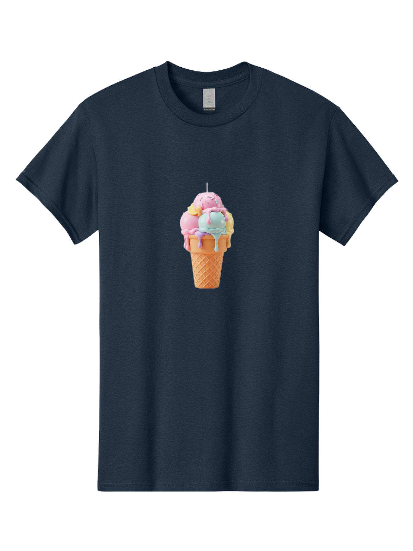 Ice-Cream-Cone Men'S Graphic Tee, 100% Cotton, Comfortable Casual Summer Wear, Machine Washable, Vintage Camera, Old Camera, Antique Camera, Black Camera, Classic Photography, Photography Equipment, Nostalgic Device, Film Camera, Camera Art Bai075