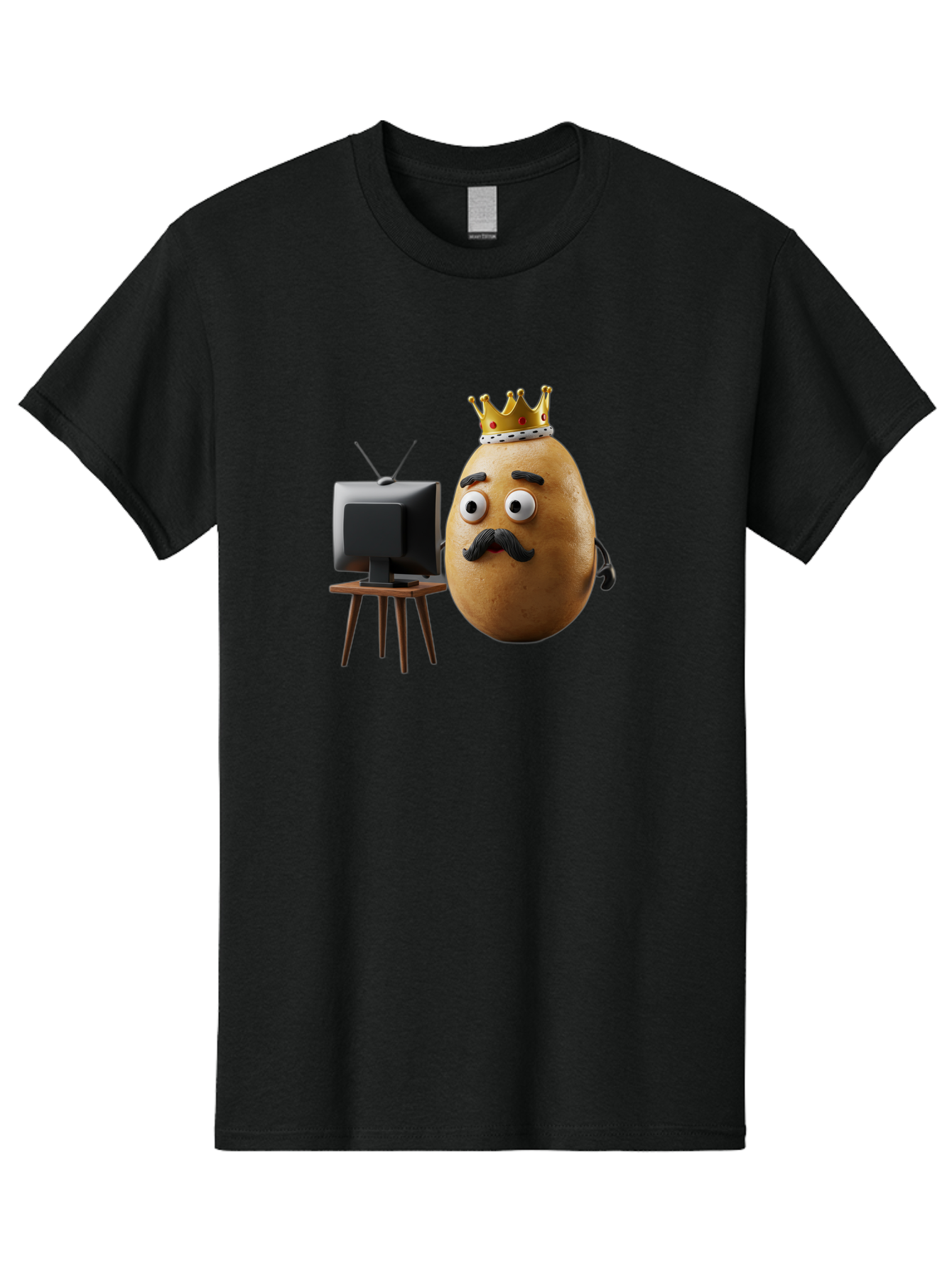 King-Potato Men'S Graphic Tee, 100% Cotton, Comfortable Casual Summer Wear, Machine Washable, Vintage Camera, Old Camera, Antique Camera, Black Camera, Classic Photography, Photography Equipment, Nostalgic Device, Film Camera, Camera Art Bai080