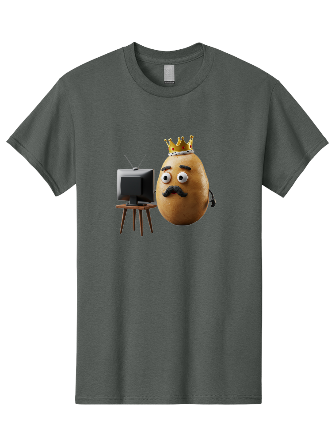 King-Potato Men'S Graphic Tee, 100% Cotton, Comfortable Casual Summer Wear, Machine Washable, Vintage Camera, Old Camera, Antique Camera, Black Camera, Classic Photography, Photography Equipment, Nostalgic Device, Film Camera, Camera Art Bai080