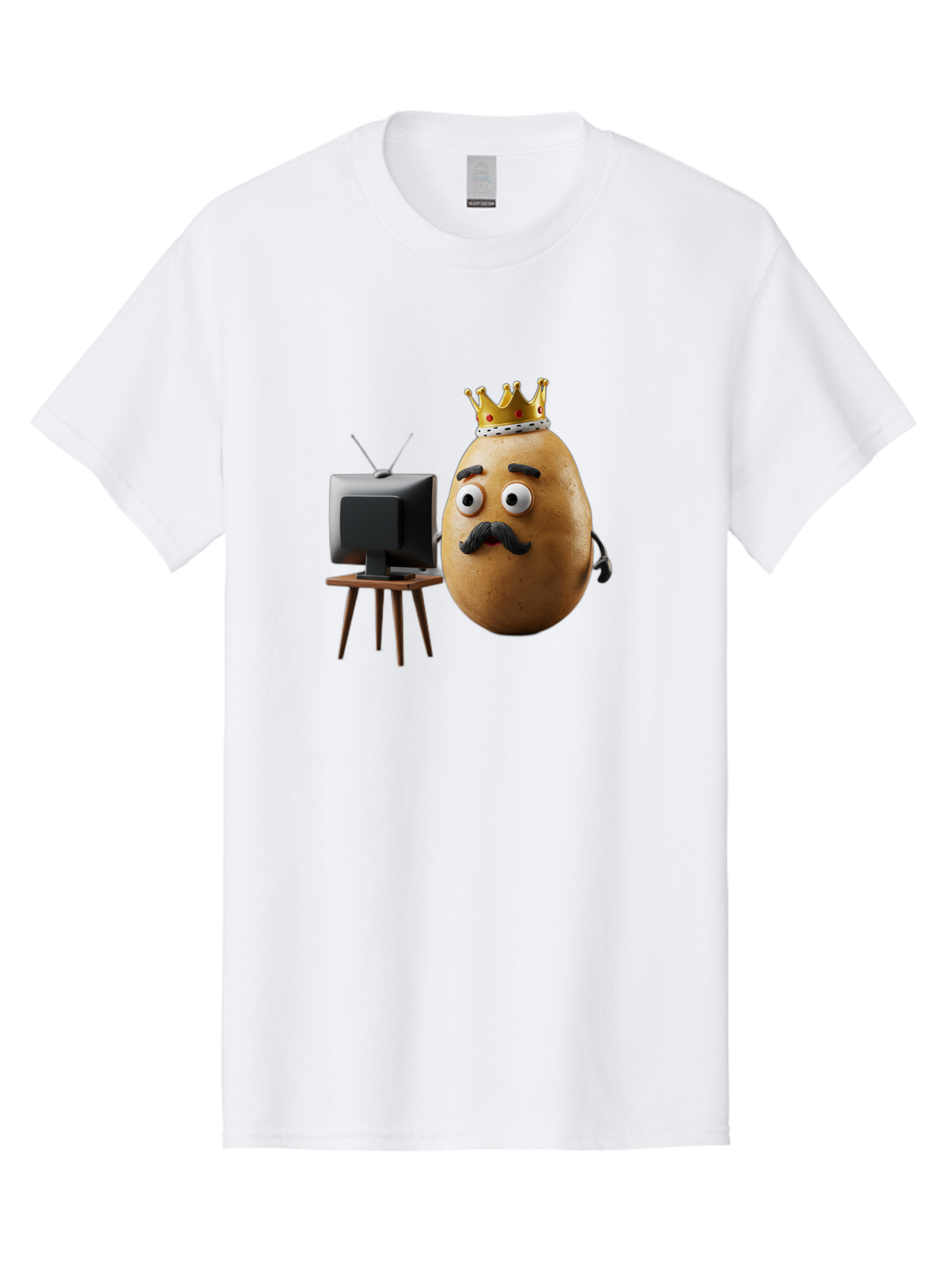 King-Potato Men'S Graphic Tee, 100% Cotton, Comfortable Casual Summer Wear, Machine Washable, Vintage Camera, Old Camera, Antique Camera, Black Camera, Classic Photography, Photography Equipment, Nostalgic Device, Film Camera, Camera Art Bai080