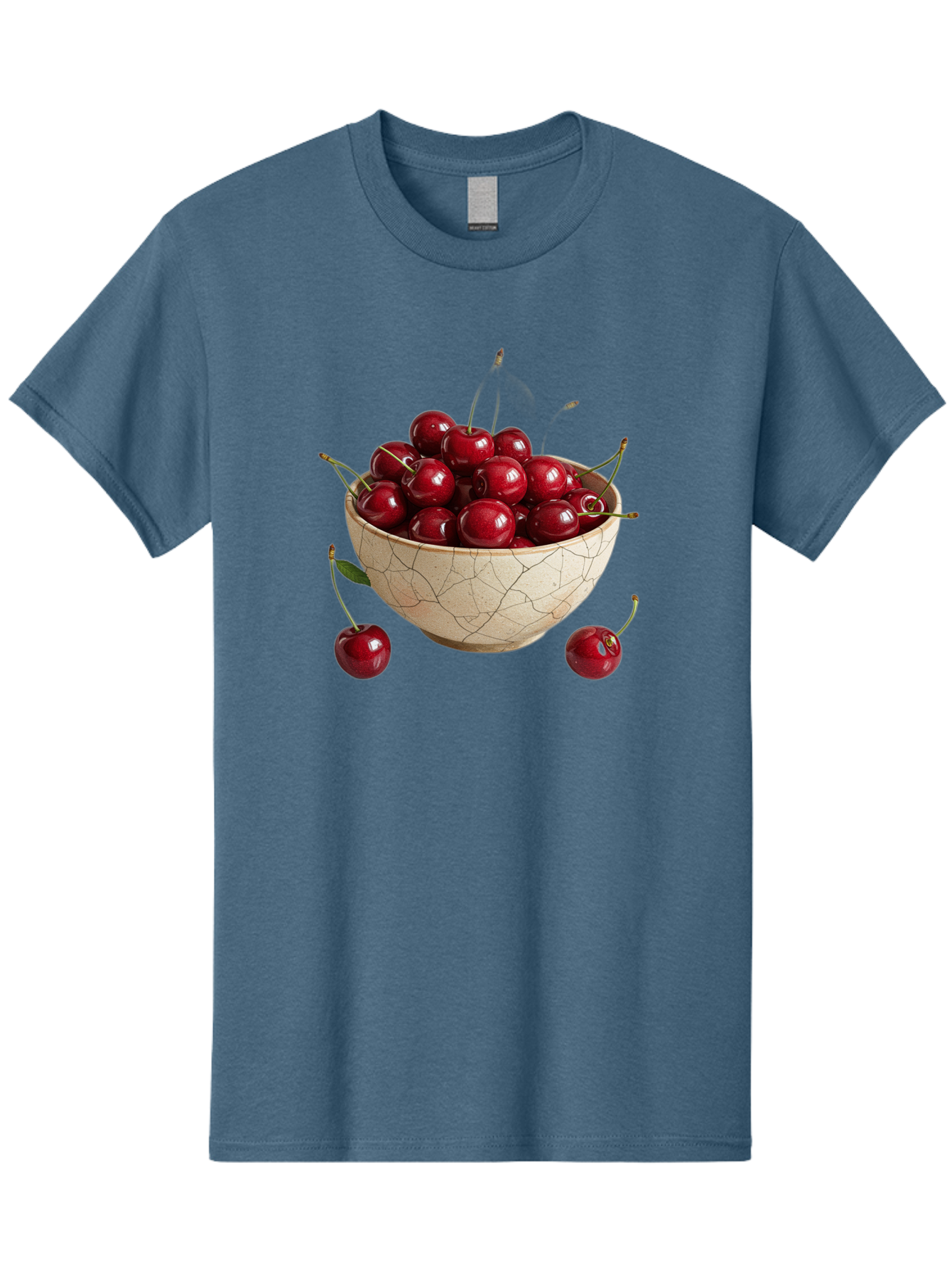 Kintsugi-Bowl-Of-Cherries Men'S Graphic Tee, 100% Cotton, Comfortable Casual Summer Wear, Machine Washable, Vintage Camera, Old Camera, Antique Camera, Black Camera, Classic Photography, Photography Equipment, Nostalgic Device, Film Camera, Bai081