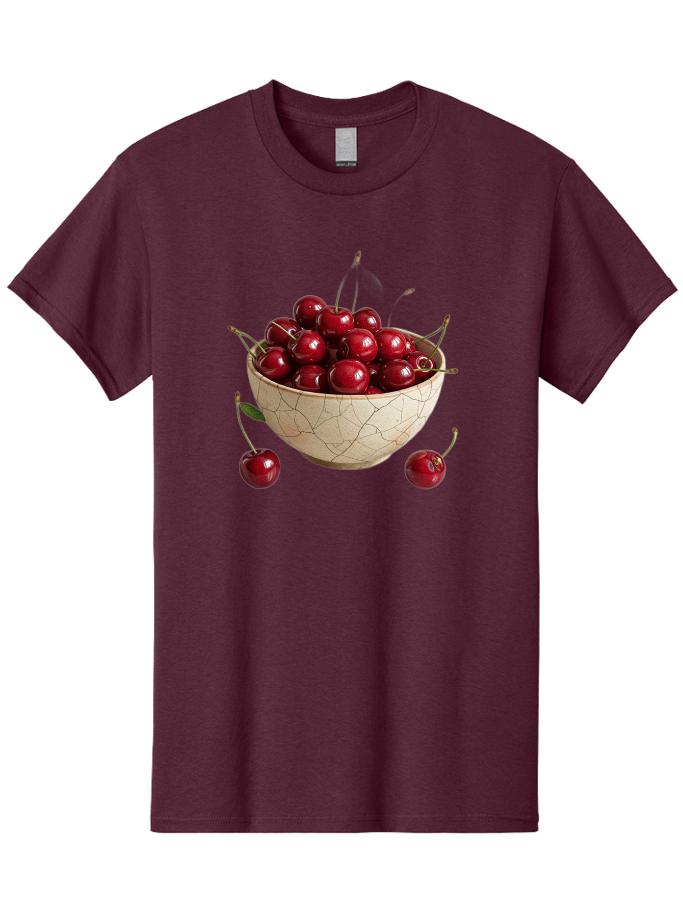 Kintsugi-Bowl-Of-Cherries Men'S Graphic Tee, 100% Cotton, Comfortable Casual Summer Wear, Machine Washable, Vintage Camera, Old Camera, Antique Camera, Black Camera, Classic Photography, Photography Equipment, Nostalgic Device, Film Camera, Bai081