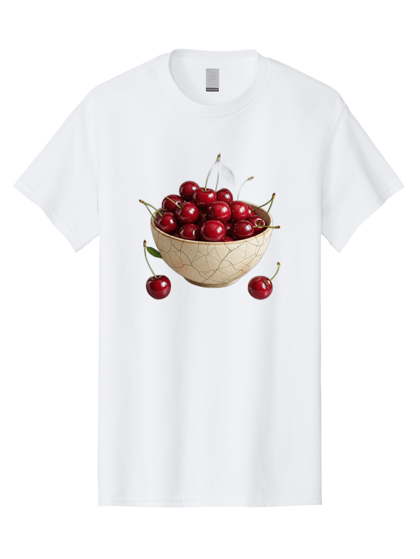 Kintsugi-Bowl-Of-Cherries Men'S Graphic Tee, 100% Cotton, Comfortable Casual Summer Wear, Machine Washable, Vintage Camera, Old Camera, Antique Camera, Black Camera, Classic Photography, Photography Equipment, Nostalgic Device, Film Camera, Bai081
