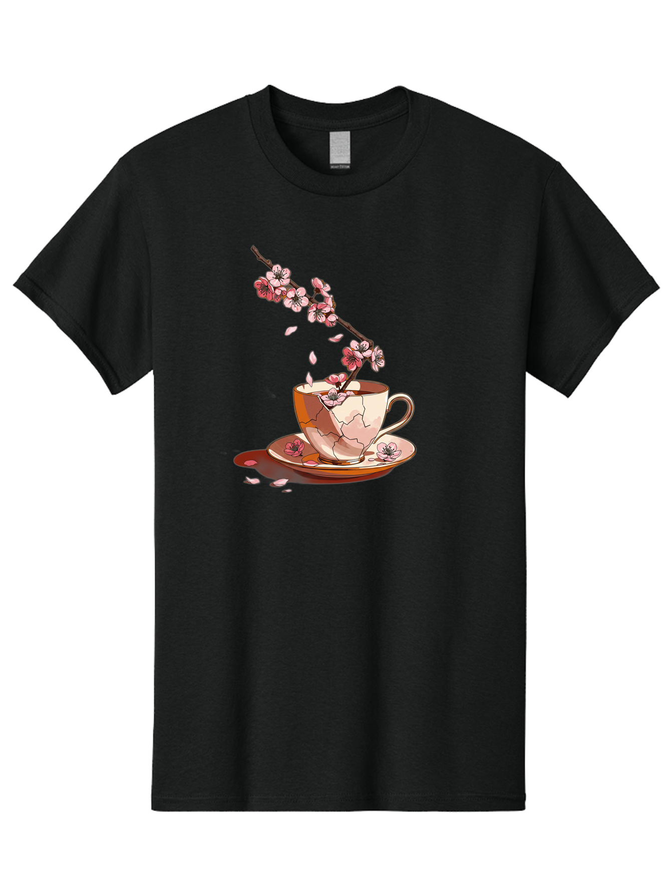 Kintsugi-Tea-Cup Men'S Graphic Tee, 100% Cotton, Comfortable Casual Summer Wear, Machine Washable, Vintage Camera, Old Camera, Antique Camera, Black Camera, Classic Photography, Photography Equipment, Nostalgic Device, Film Camera, Camera Art Bai082