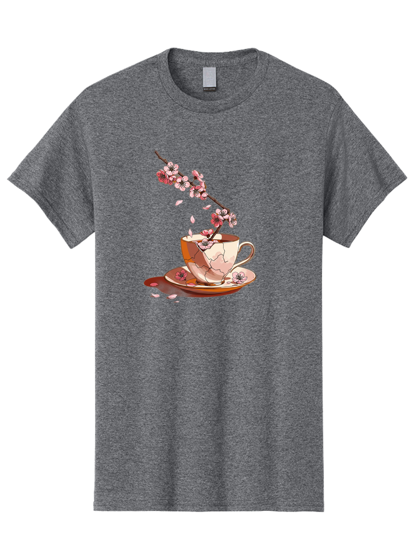 Kintsugi-Tea-Cup Men'S Graphic Tee, 100% Cotton, Comfortable Casual Summer Wear, Machine Washable, Vintage Camera, Old Camera, Antique Camera, Black Camera, Classic Photography, Photography Equipment, Nostalgic Device, Film Camera, Camera Art Bai082
