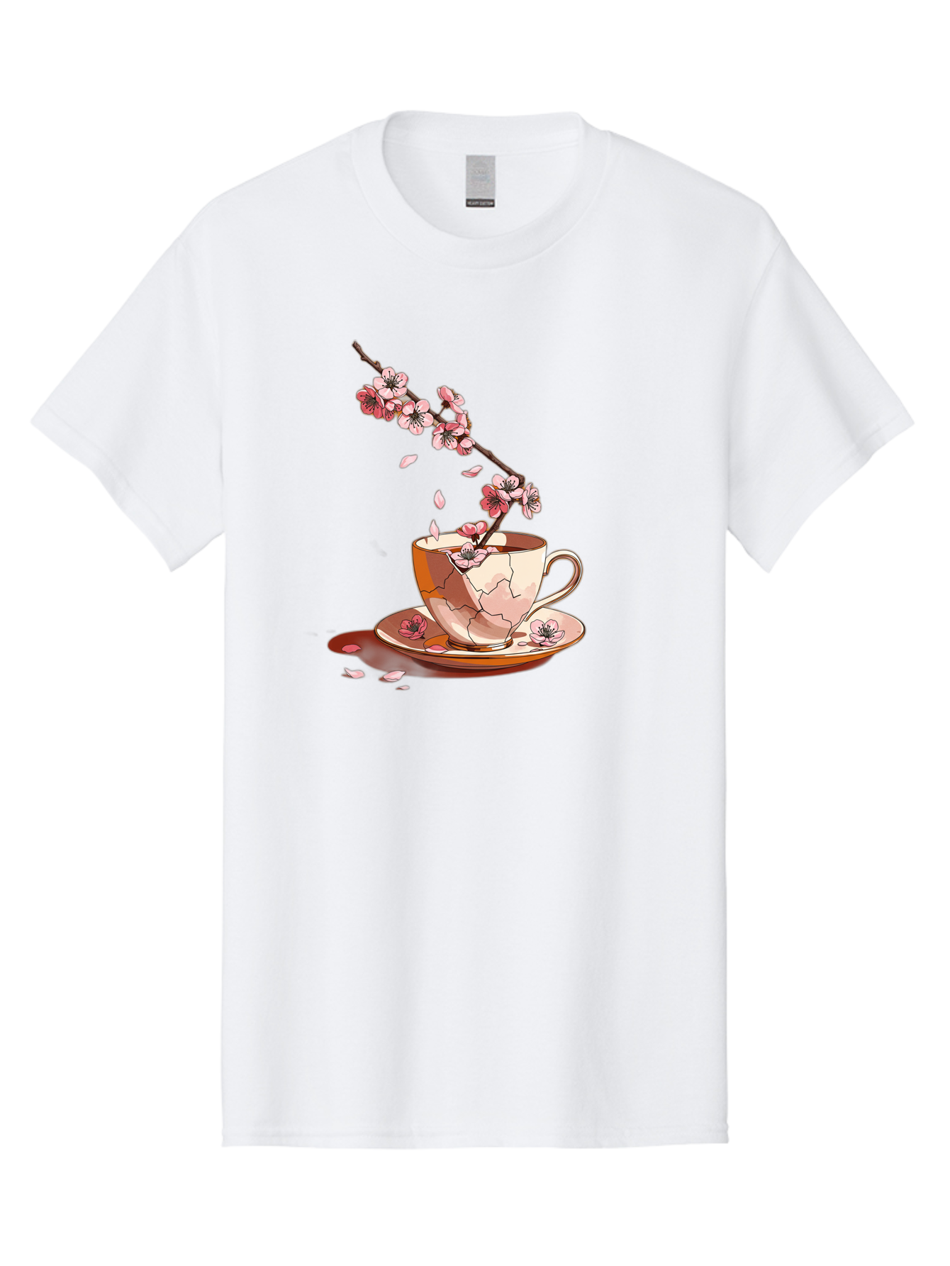 Kintsugi-Tea-Cup Men'S Graphic Tee, 100% Cotton, Comfortable Casual Summer Wear, Machine Washable, Vintage Camera, Old Camera, Antique Camera, Black Camera, Classic Photography, Photography Equipment, Nostalgic Device, Film Camera, Camera Art Bai082