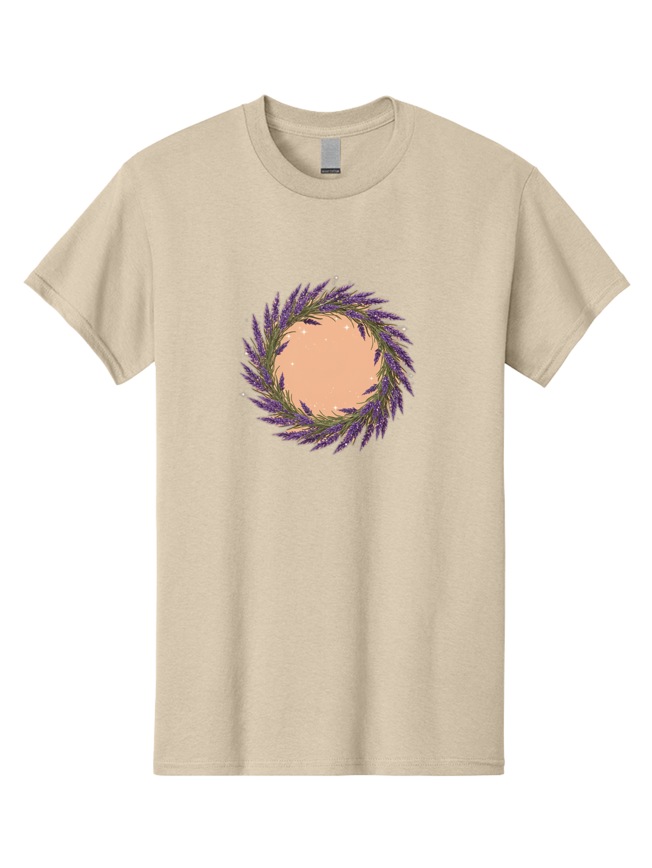 Lavender-Wreath Men'S Graphic Tee, 100% Cotton, Comfortable Casual Summer Wear, Machine Washable, Vintage Camera, Old Camera, Antique Camera, Black Camera, Classic Photography, Photography Equipment, Nostalgic Device, Film Camera, Camera Art Bai087