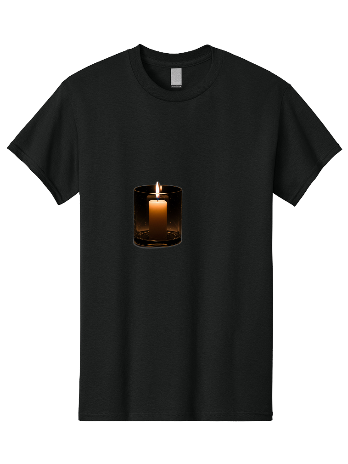 Lit-Candle-2 Men'S Graphic Tee, 100% Cotton, Comfortable Casual Summer Wear, Machine Washable, Vintage Camera, Old Camera, Antique Camera, Black Camera, Classic Photography, Photography Equipment, Nostalgic Device, Film Camera, Camera Art Bai092