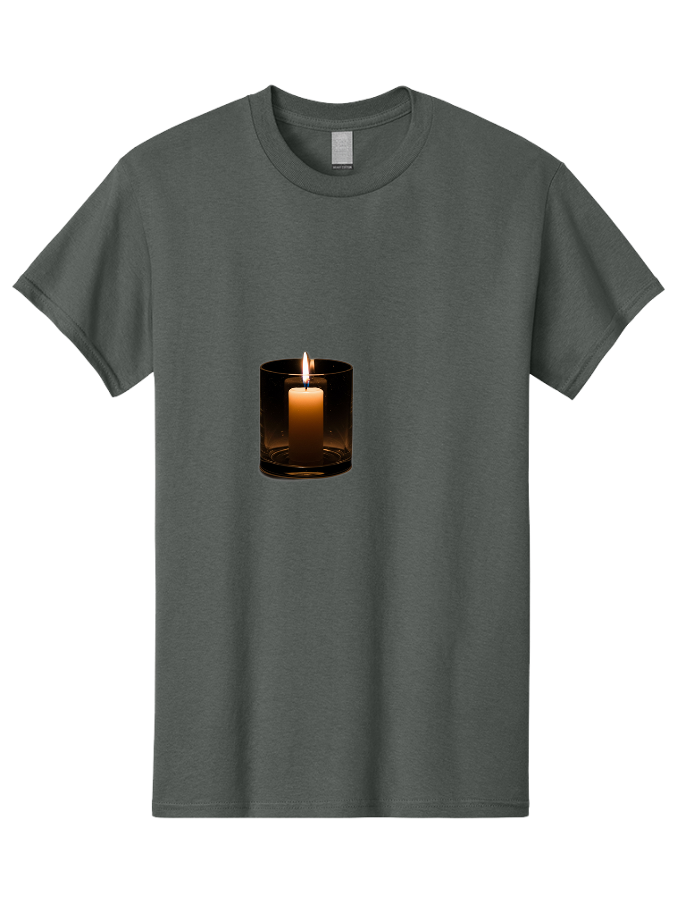 Lit-Candle-2 Men'S Graphic Tee, 100% Cotton, Comfortable Casual Summer Wear, Machine Washable, Vintage Camera, Old Camera, Antique Camera, Black Camera, Classic Photography, Photography Equipment, Nostalgic Device, Film Camera, Camera Art Bai092