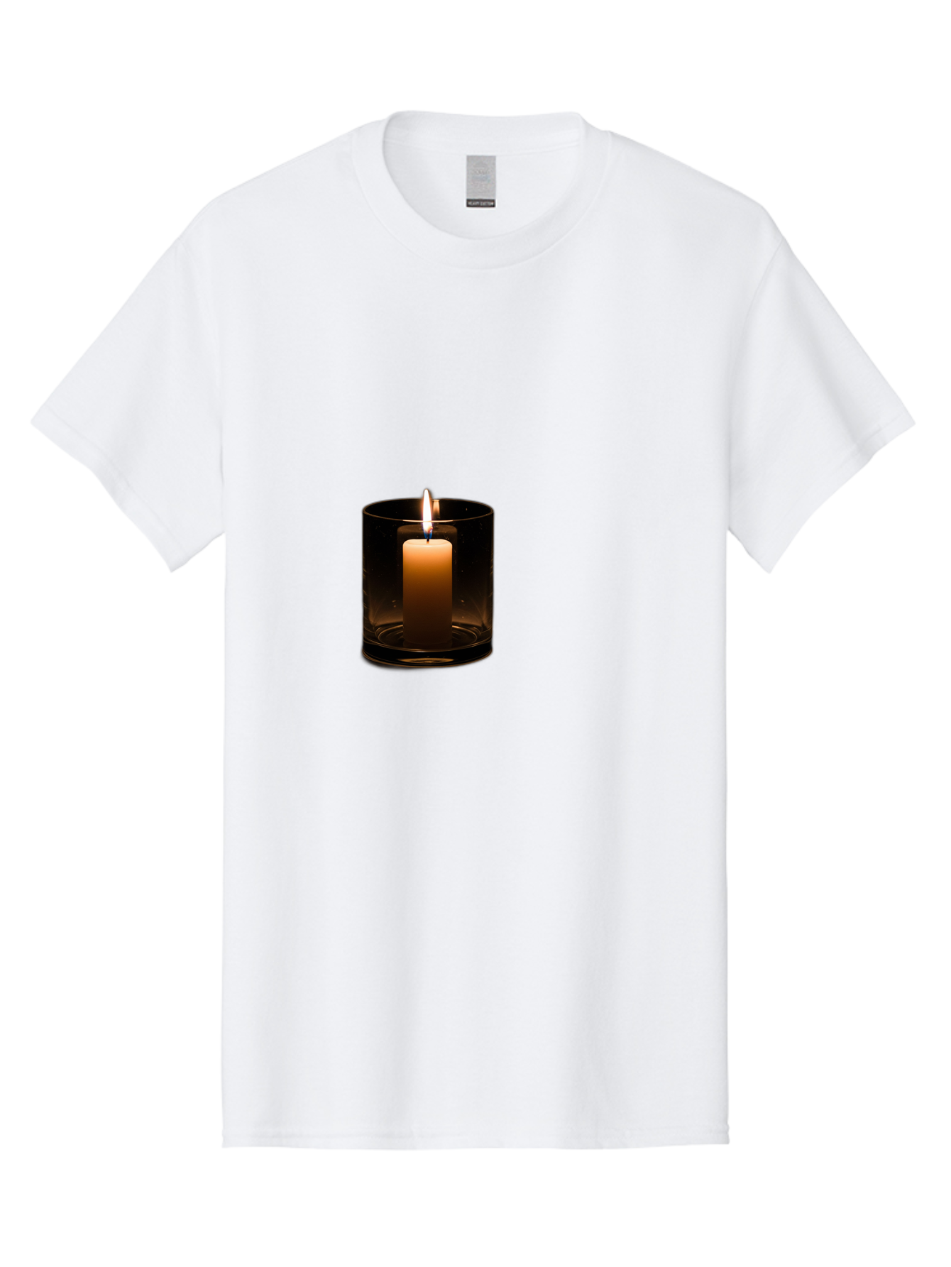 Lit-Candle-2 Men'S Graphic Tee, 100% Cotton, Comfortable Casual Summer Wear, Machine Washable, Vintage Camera, Old Camera, Antique Camera, Black Camera, Classic Photography, Photography Equipment, Nostalgic Device, Film Camera, Camera Art Bai092