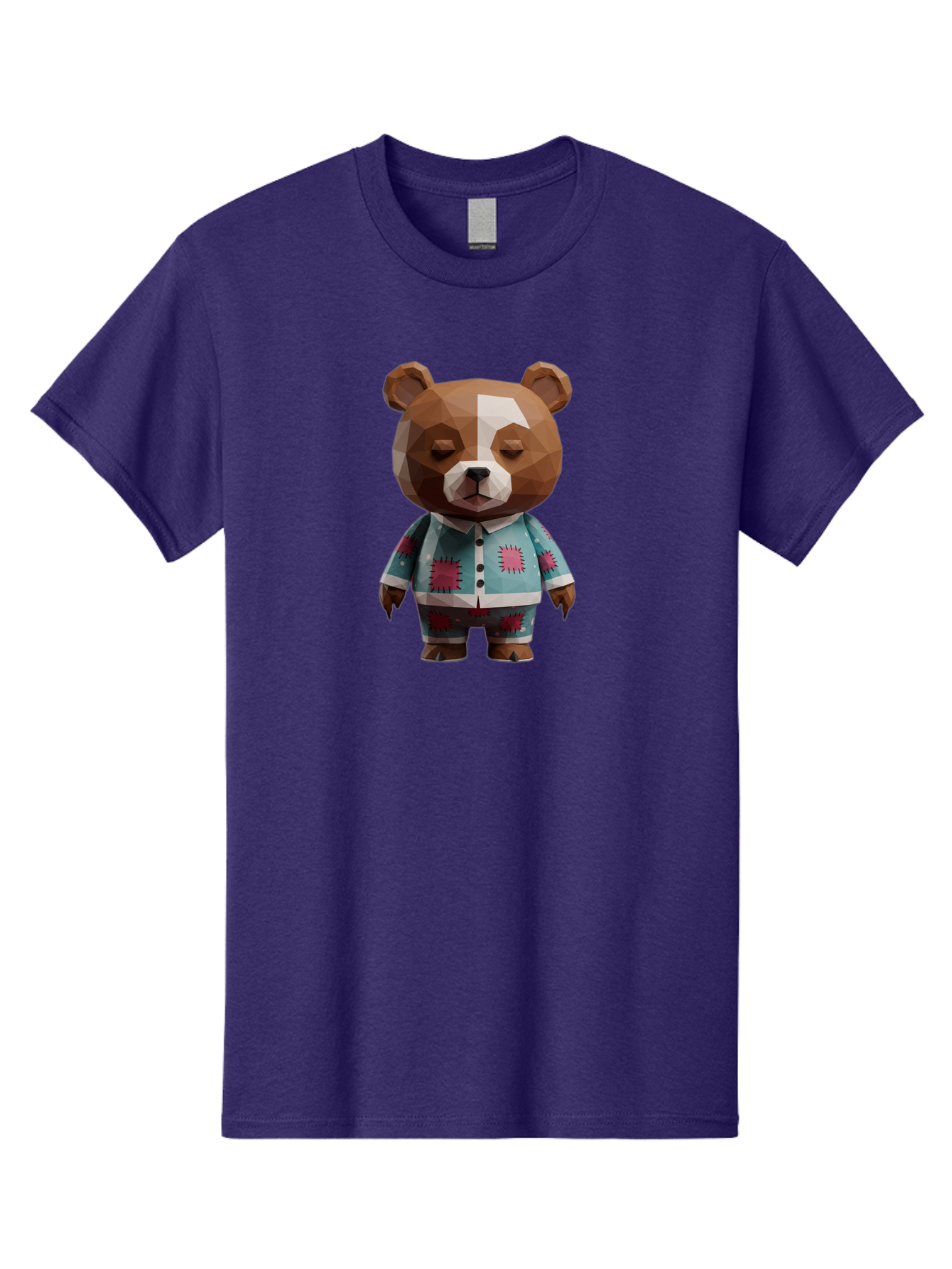 Low-Poly-Brown-Bear Men'S Graphic Tee, 100% Cotton, Comfortable Casual Summer Wear, Machine Washable, Vintage Camera, Old Camera, Antique Camera, Black Camera, Classic Photography, Photography Equipment, Nostalgic Device, Film Camera, Bai105