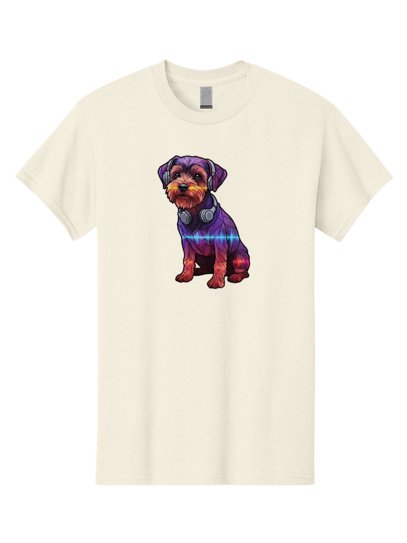 Low-Poly-Dog-Wearing-Headphones Men'S Graphic Tee, 100% Cotton, Comfortable Casual Summer Wear, Machine Washable, Vintage Camera, Old Camera, Antique Camera, Black Camera, Classic Photography, Photography Equipment, Nostalgic Device, Bai106
