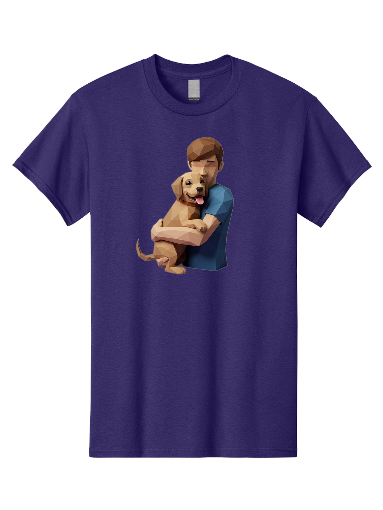 Man-Hugging-Dog-1 Men'S Graphic Tee, 100% Cotton, Comfortable Casual Summer Wear, Machine Washable, Vintage Camera, Old Camera, Antique Camera, Black Camera, Classic Photography, Photography Equipment, Nostalgic Device, Film Camera, Camera Art Bai112