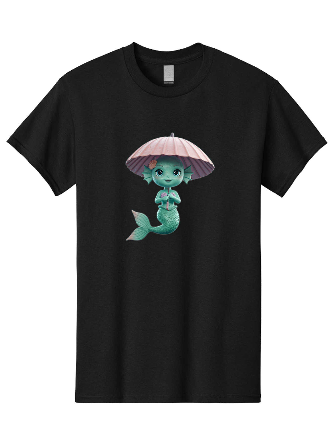 Mermaid-With-Parasol Men'S Graphic Tee, 100% Cotton, Comfortable Casual Summer Wear, Machine Washable, Vintage Camera, Old Camera, Antique Camera, Black Camera, Classic Photography, Photography Equipment, Nostalgic Device, Film Camera, Bai130