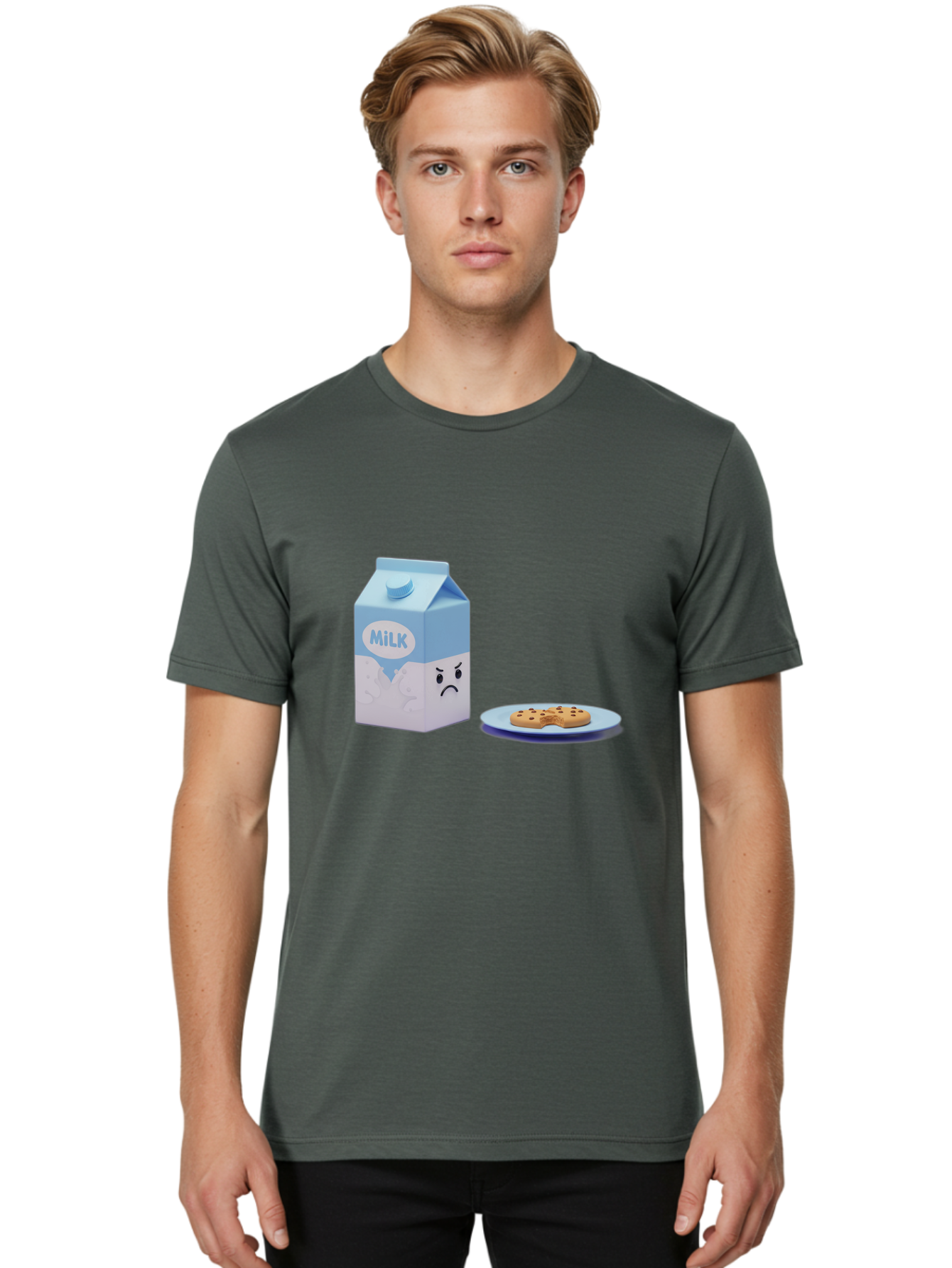 Milk-1 Men'S Graphic Tee, 100% Cotton, Comfortable Casual Summer Wear, Machine Washable, Vintage Camera, Old Camera, Antique Camera, Black Camera, Classic Photography, Photography Equipment, Nostalgic Device, Film Camera, Camera Art Bai132