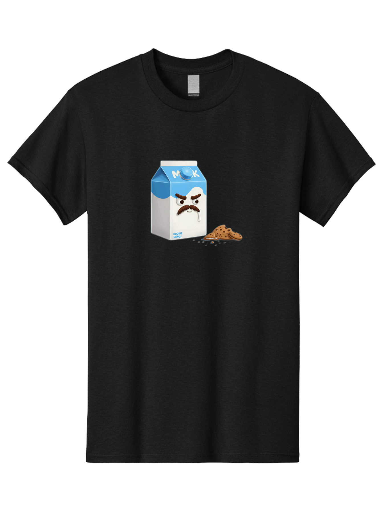 Milk-Carton-With-Mustache Men'S Graphic Tee, 100% Cotton, Comfortable Casual Summer Wear, Machine Washable, Vintage Camera, Old Camera, Antique Camera, Black Camera, Classic Photography, Photography Equipment, Nostalgic Device, Film Camera, Bai149