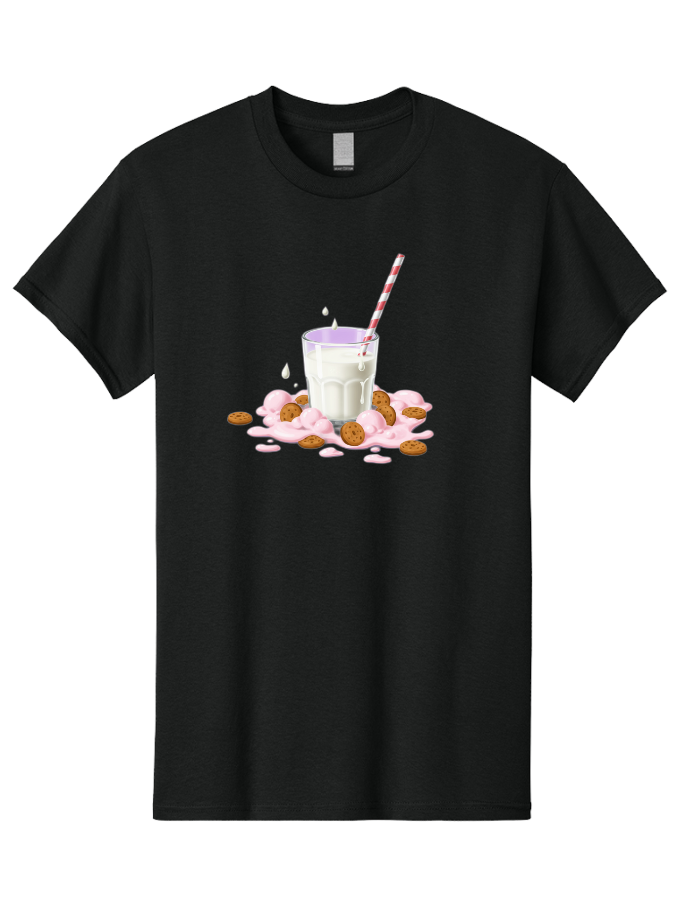 Milkshake-Cookies Men'S Graphic Tee, 100% Cotton, Comfortable Casual Summer Wear, Machine Washable, Vintage Camera, Old Camera, Antique Camera, Black Camera, Classic Photography, Photography Equipment, Nostalgic Device, Film Camera, Camera Art Bai154