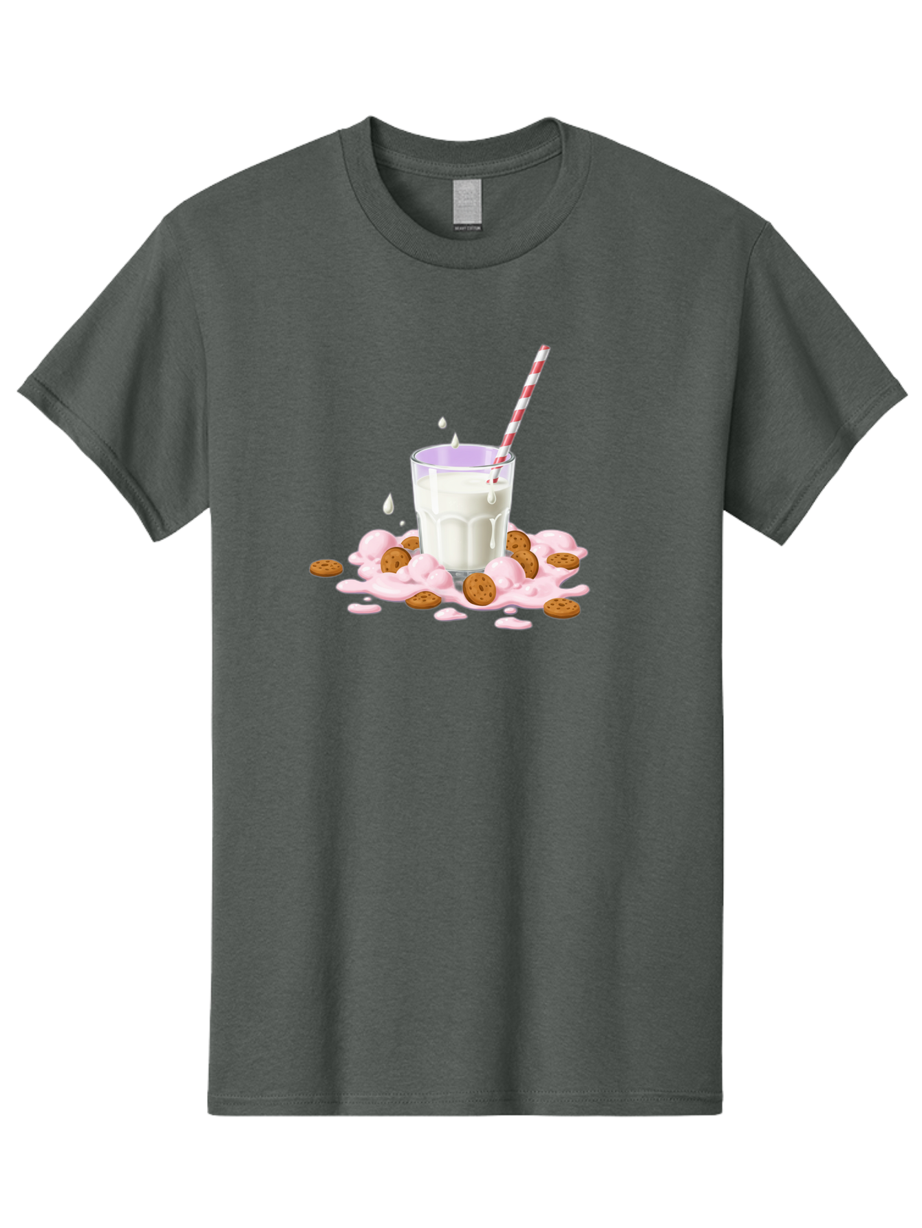 Milkshake-Cookies Men'S Graphic Tee, 100% Cotton, Comfortable Casual Summer Wear, Machine Washable, Vintage Camera, Old Camera, Antique Camera, Black Camera, Classic Photography, Photography Equipment, Nostalgic Device, Film Camera, Camera Art Bai154